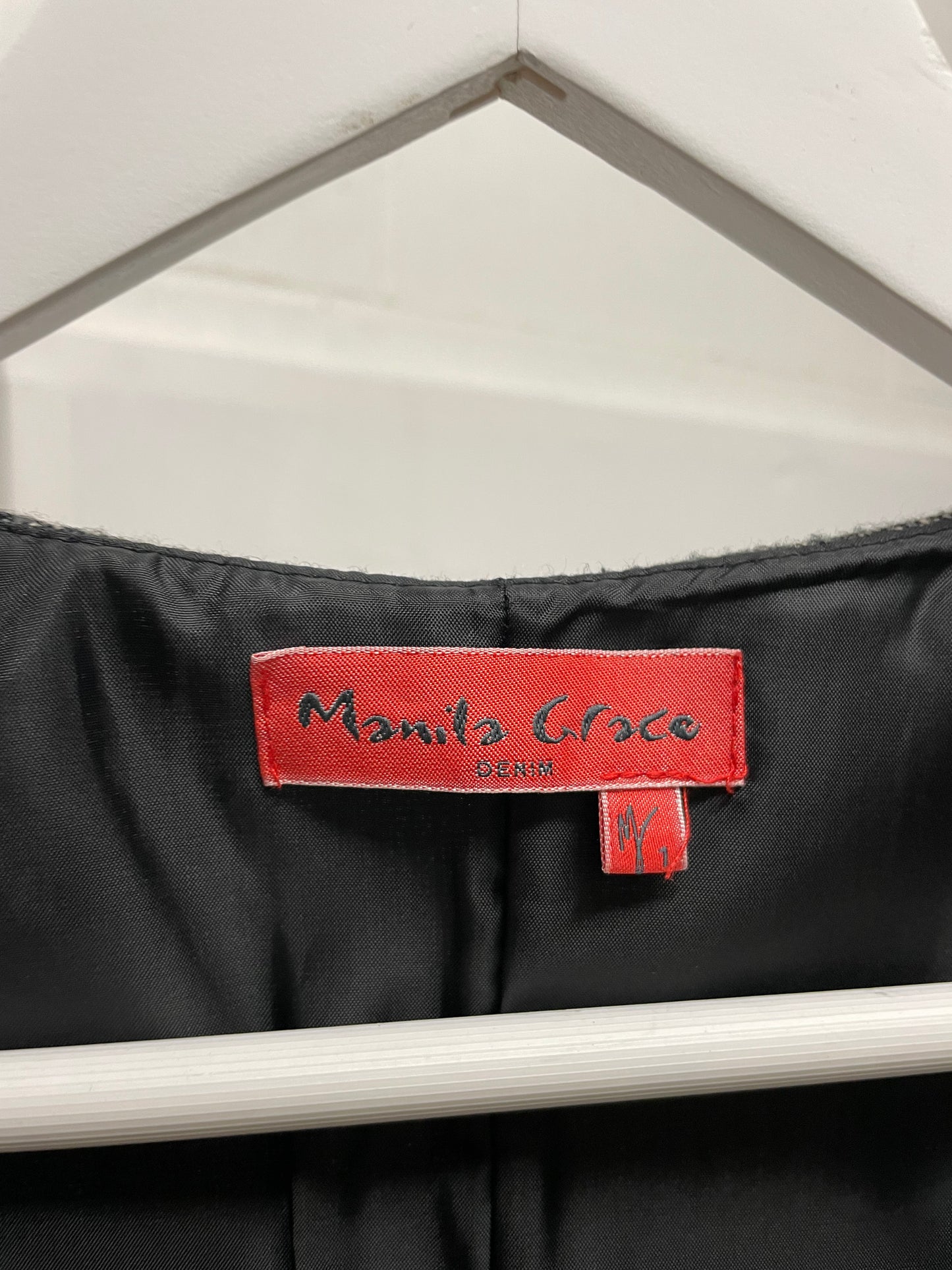 Gilet svasato tartan Manila Grace, taglia S