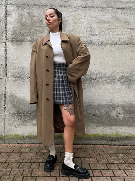 Cappotto cammello Sartoria Prandina in misto lana e cashmere Piacenza - taglia M/L uomo