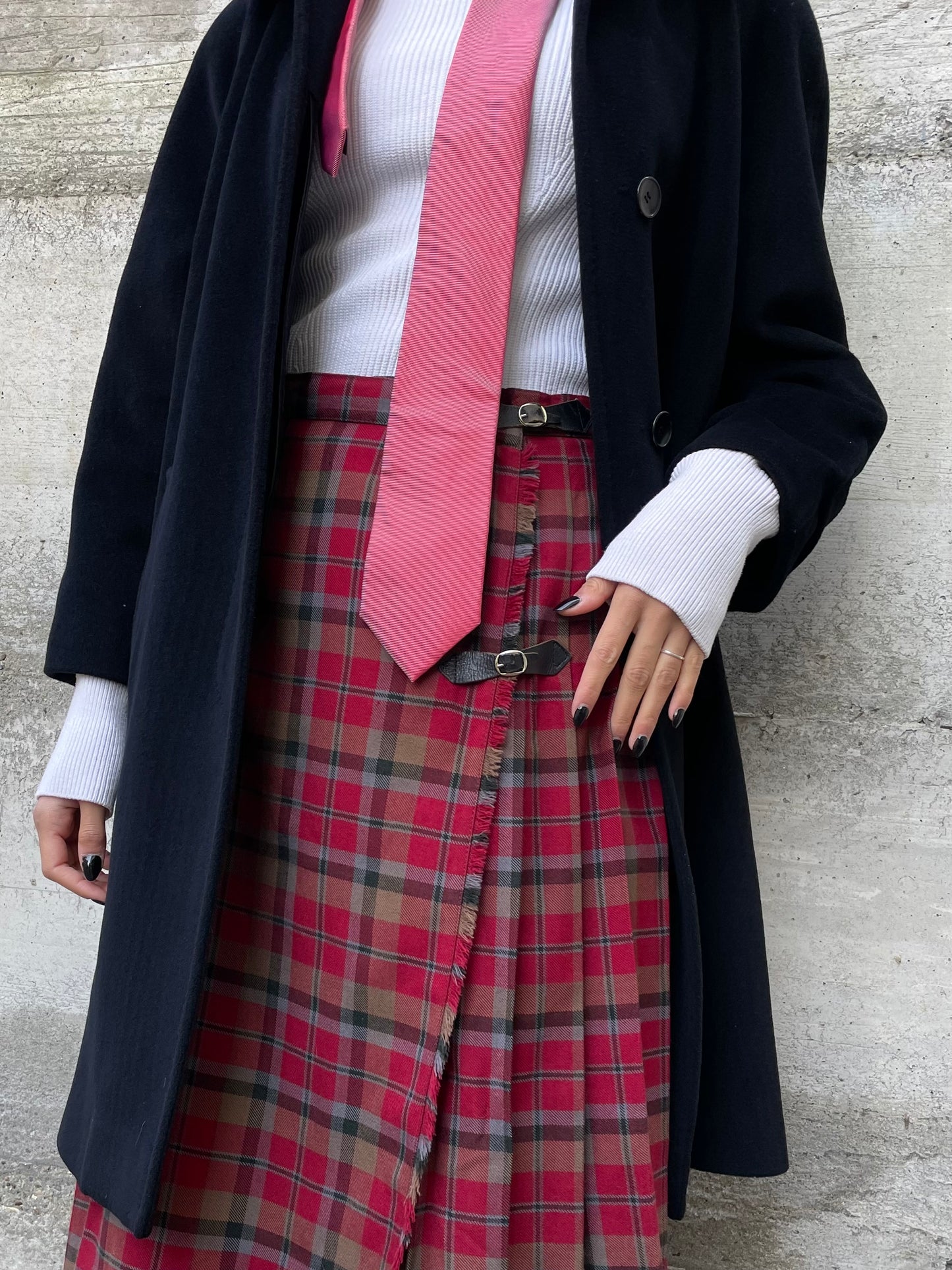 Autentico Kilt anni 80, sartoriale in pura lana