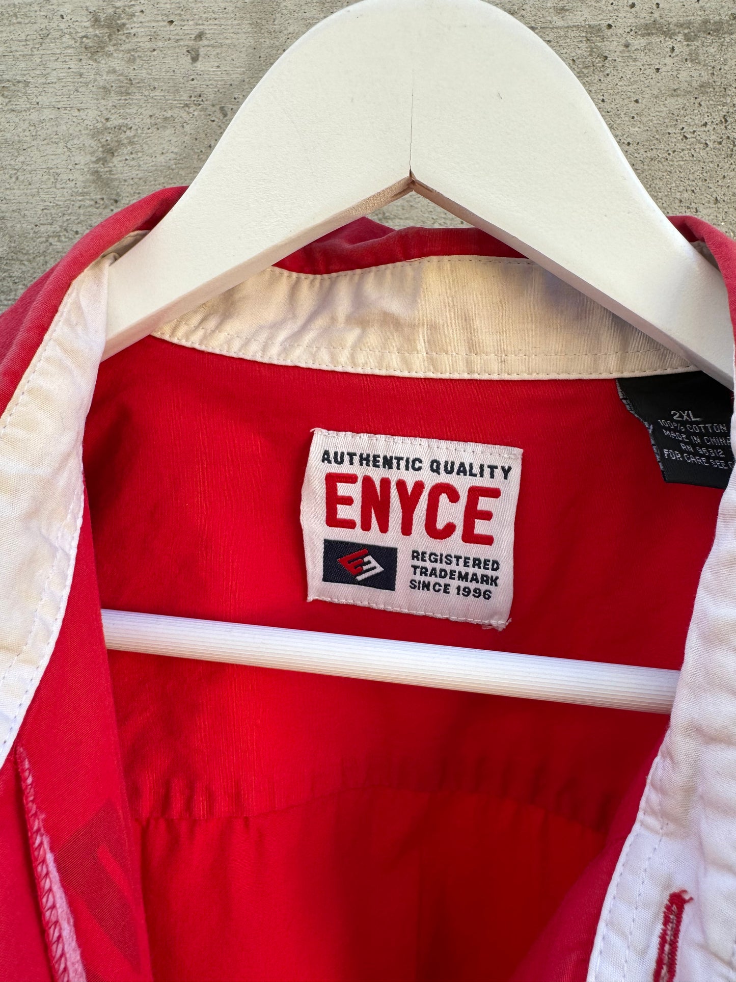 Maxi camicia ENYCE bikercore in cotone