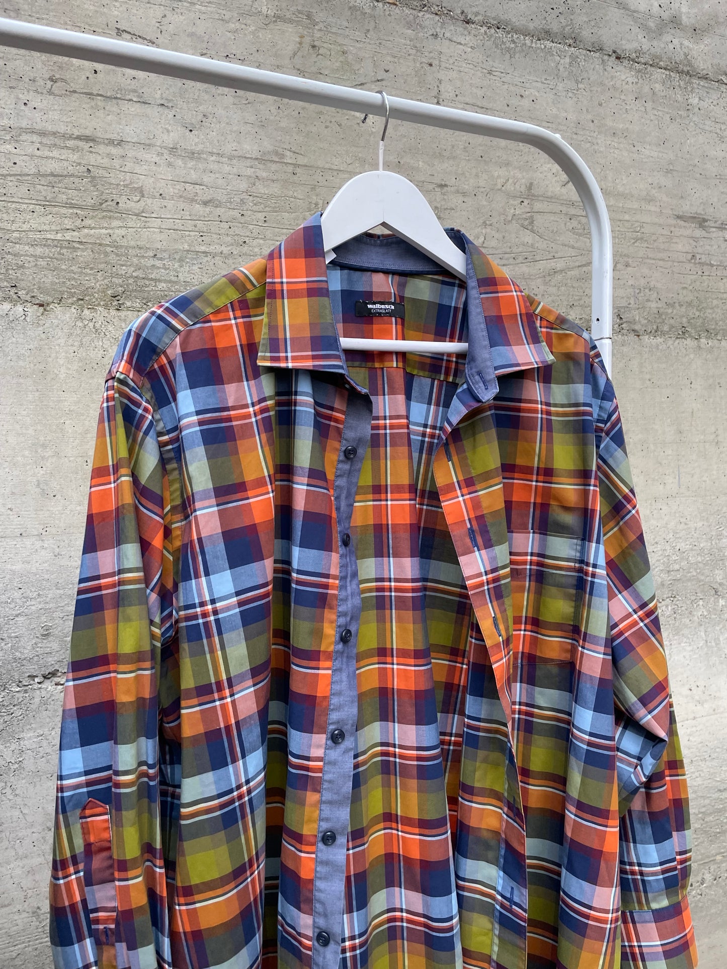 Camicia oversize tartan 100% cotone - taglia L uomo