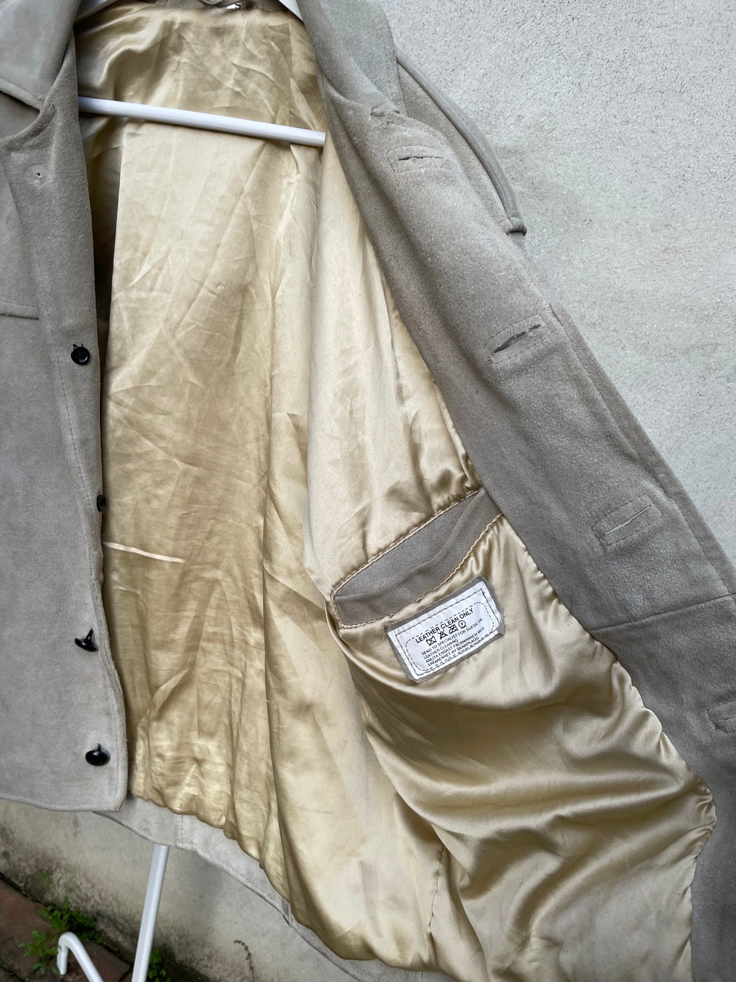 Biker suede ghiaccio - S uomo