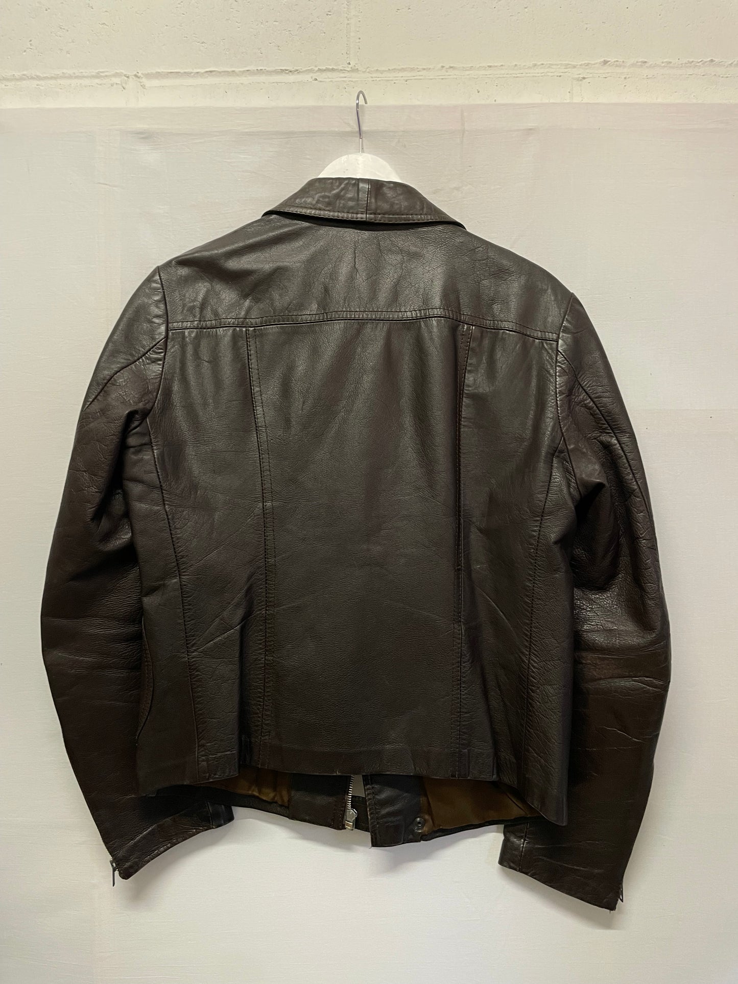 Chiodo vintage testa di moro Made in England, taglia S uomo