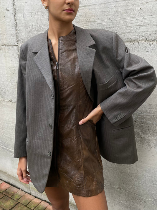 Blazer sartoriale monopetto pura lana vergine - taglia 48it uomo