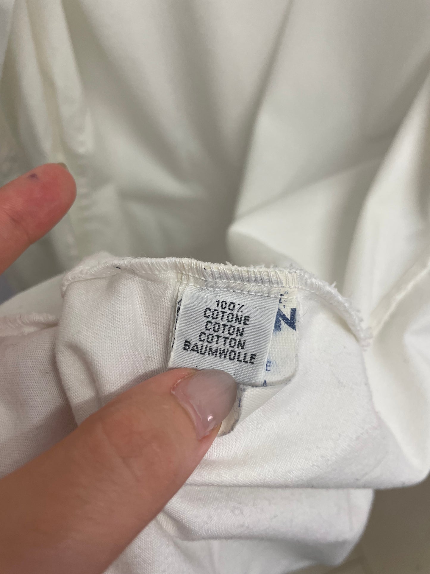 Camicia Trussardi bianca 100% cotone