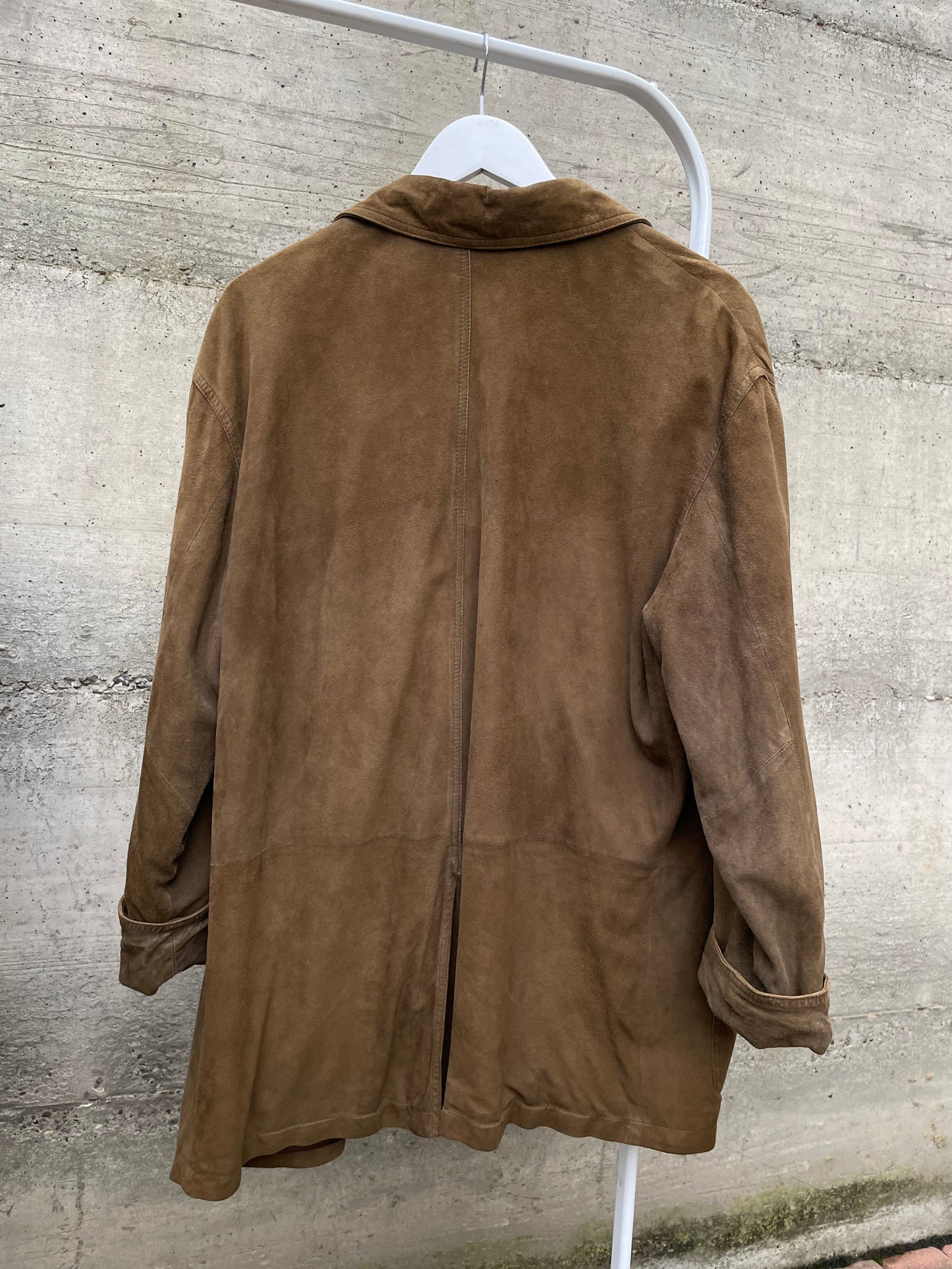 Blazer oversize suede marrone - taglia L