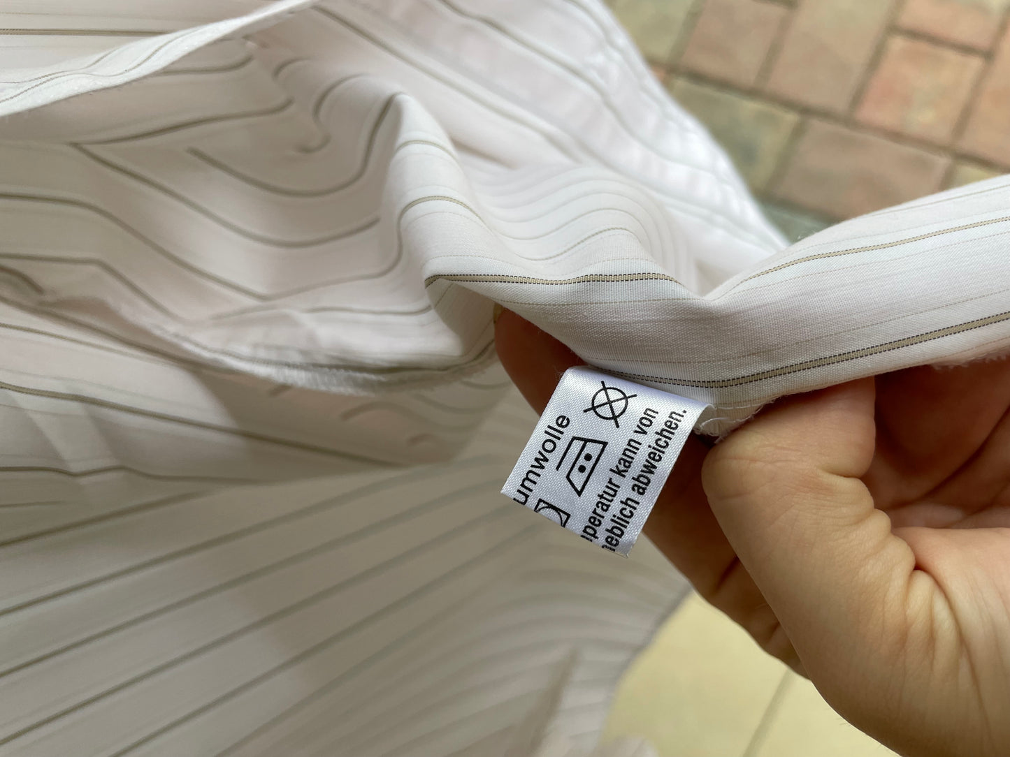 Camicia oversize striped 100% cotone