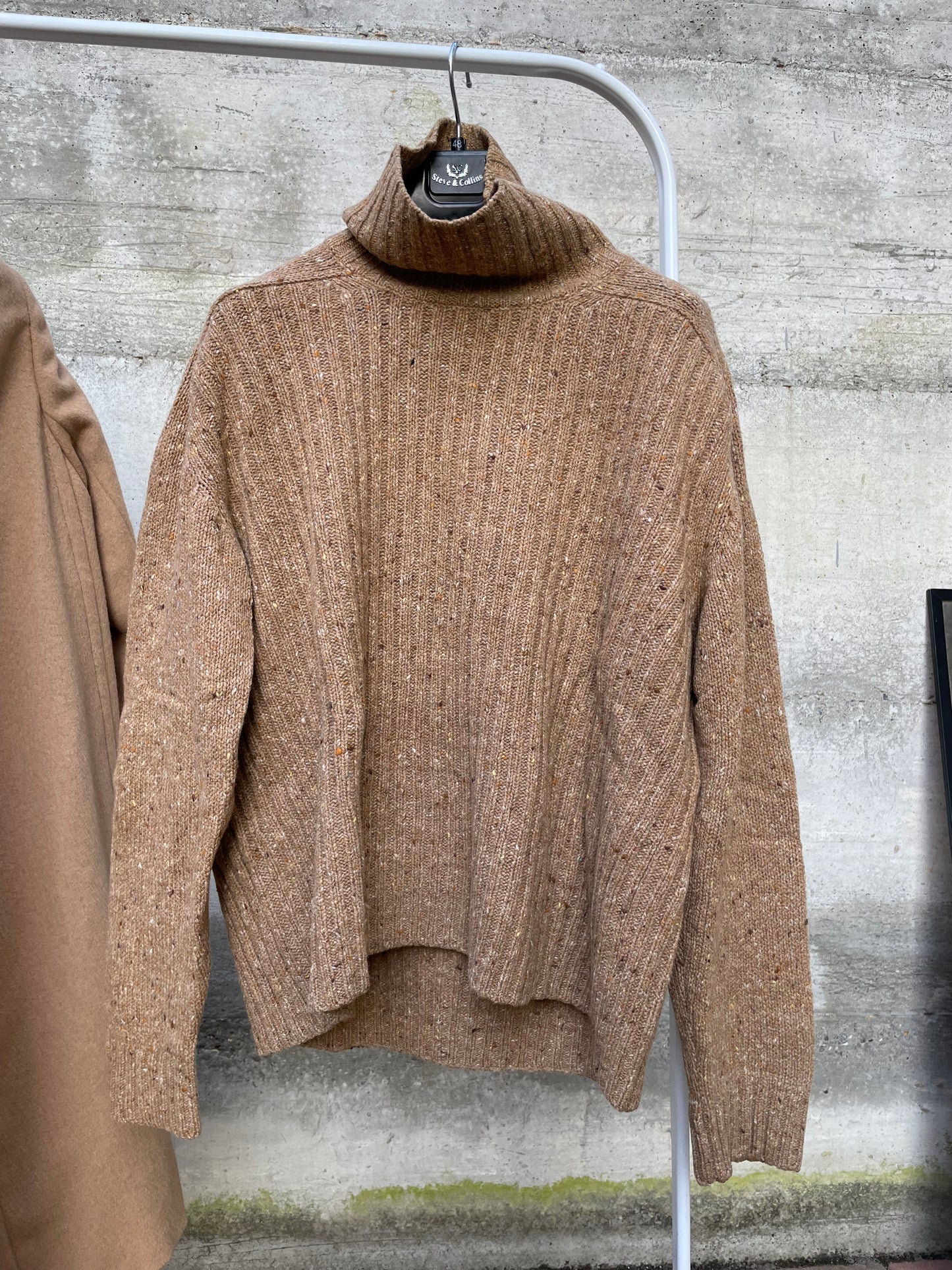 Dolcevita con toppe D'Aniello Boutique 70% lana merinos 30% cashmere