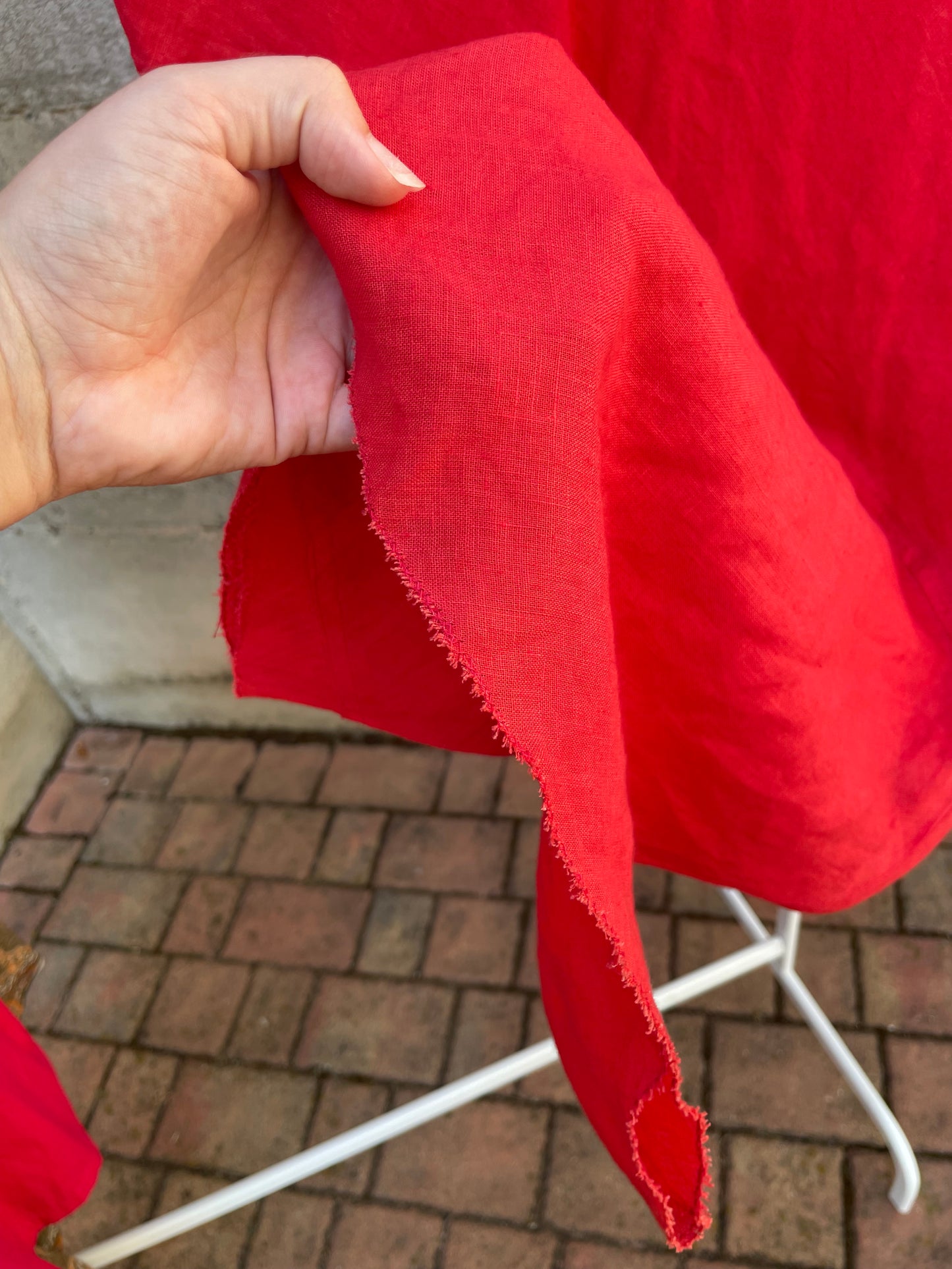 Abitino vintage svasato 100% lino - taglia S/M