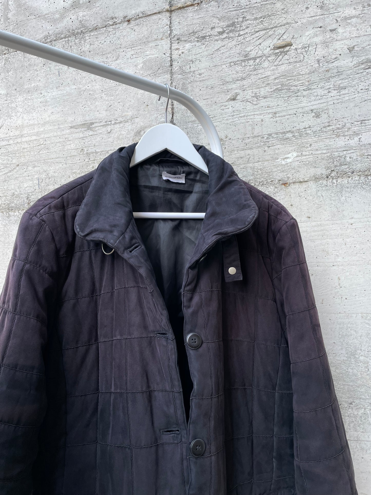 Giacca trapuntata nera - L donna