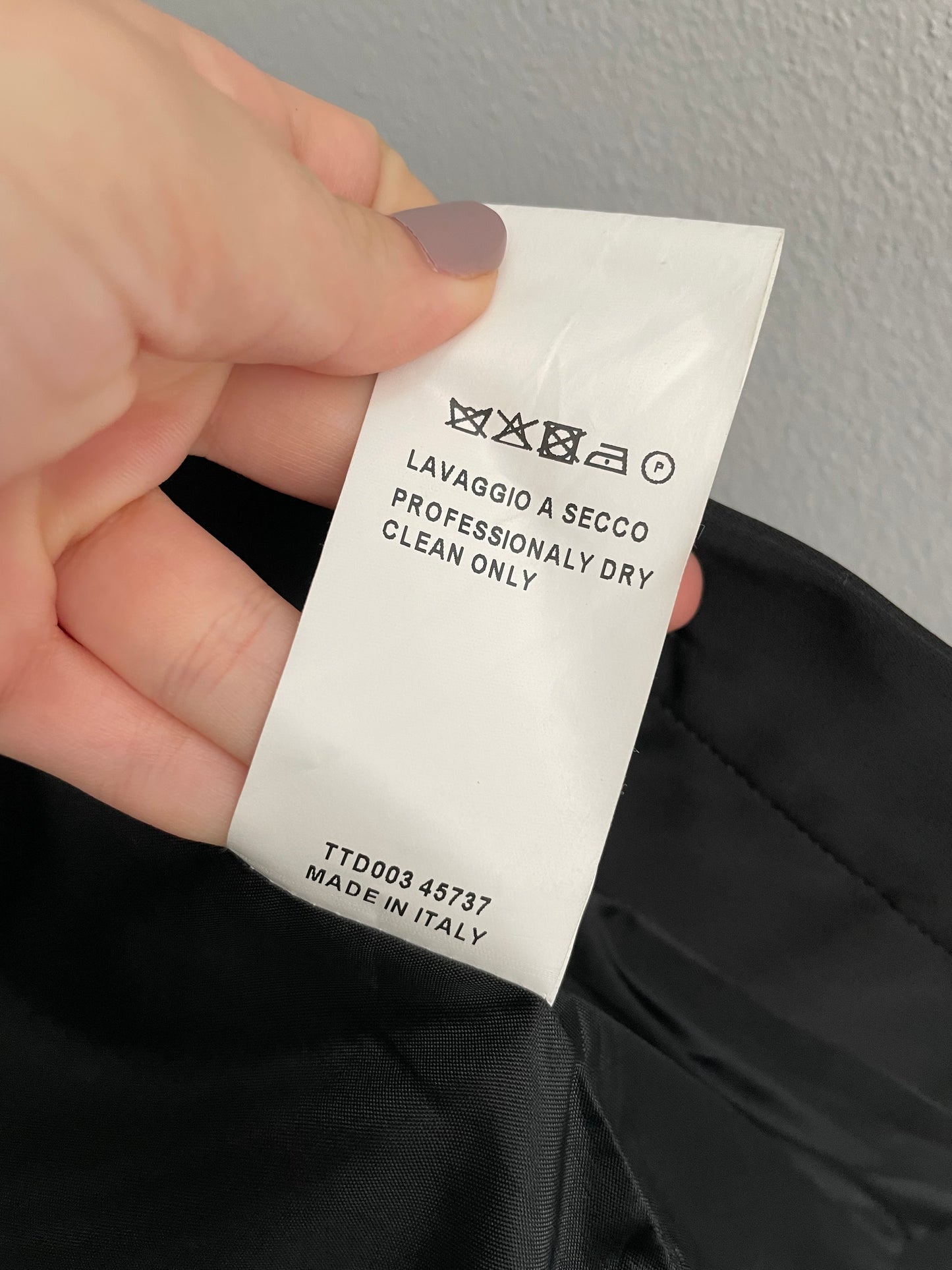 Giacchina raso nera Conbipel anni 90 - taglia S