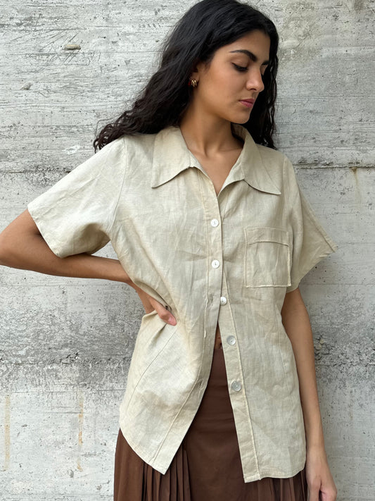 Camicia sartoriale 100% lino