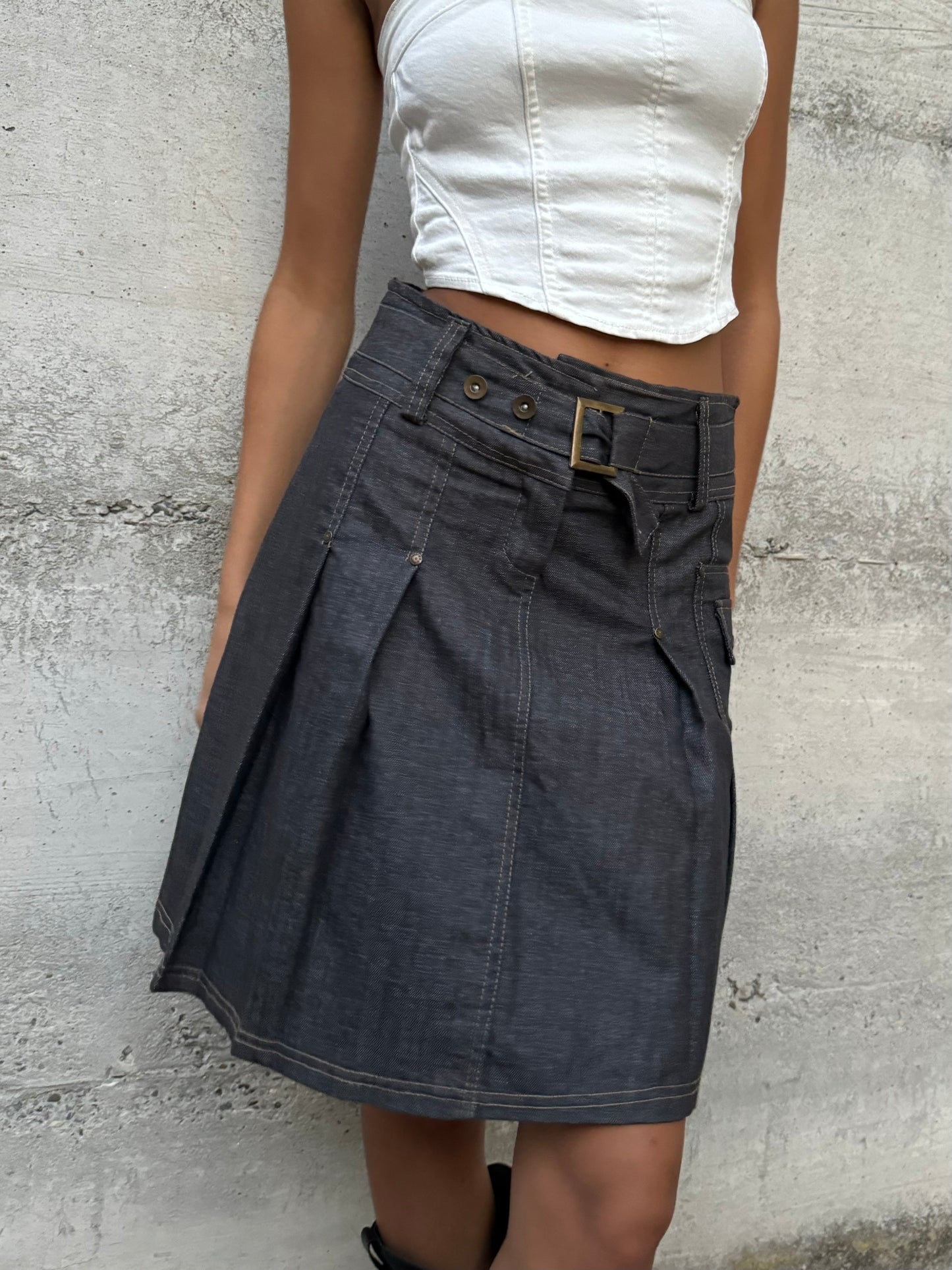 Gonna Y2K in denim, taglia M