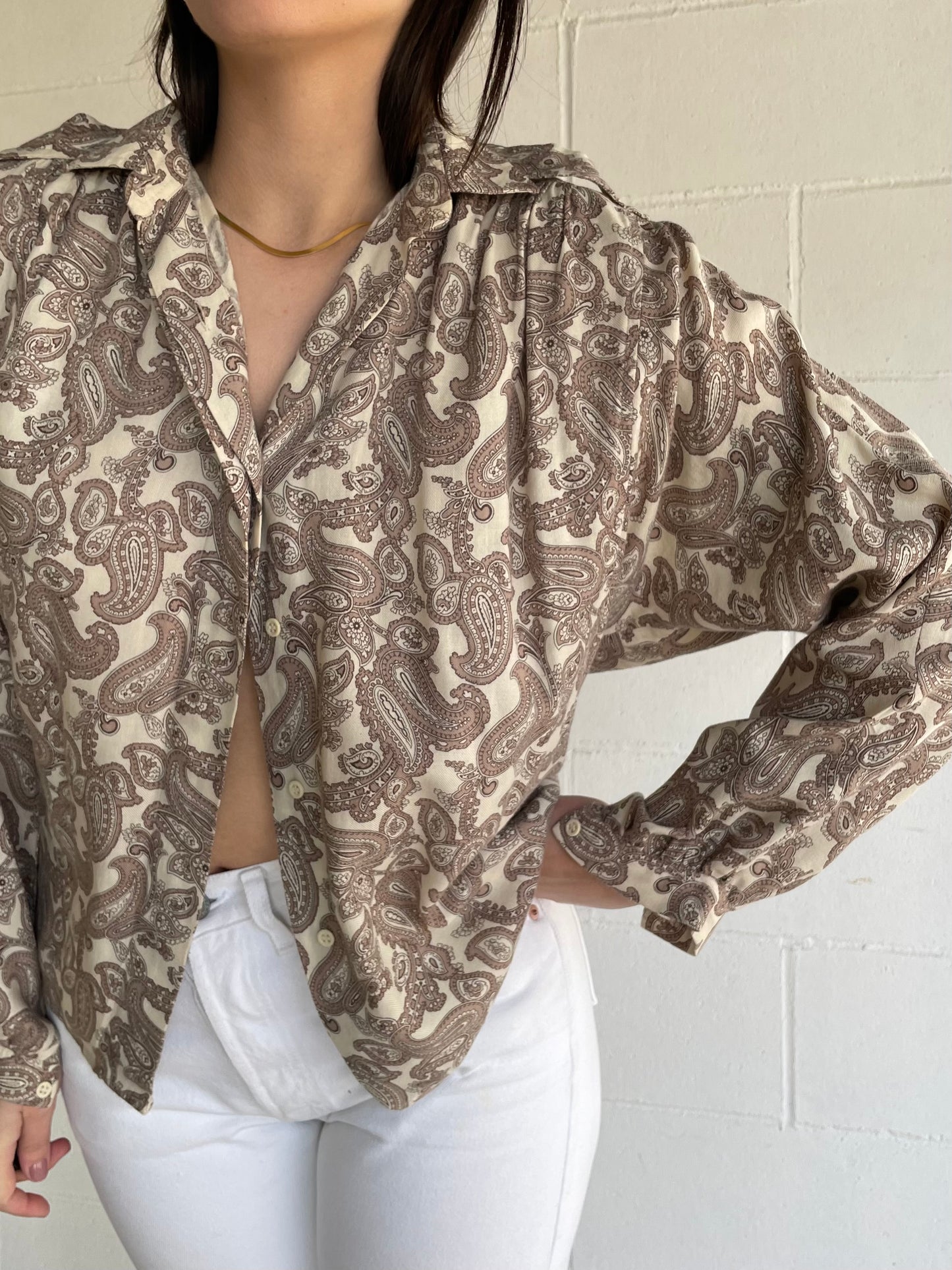 Camicia Paisley 100% cotone