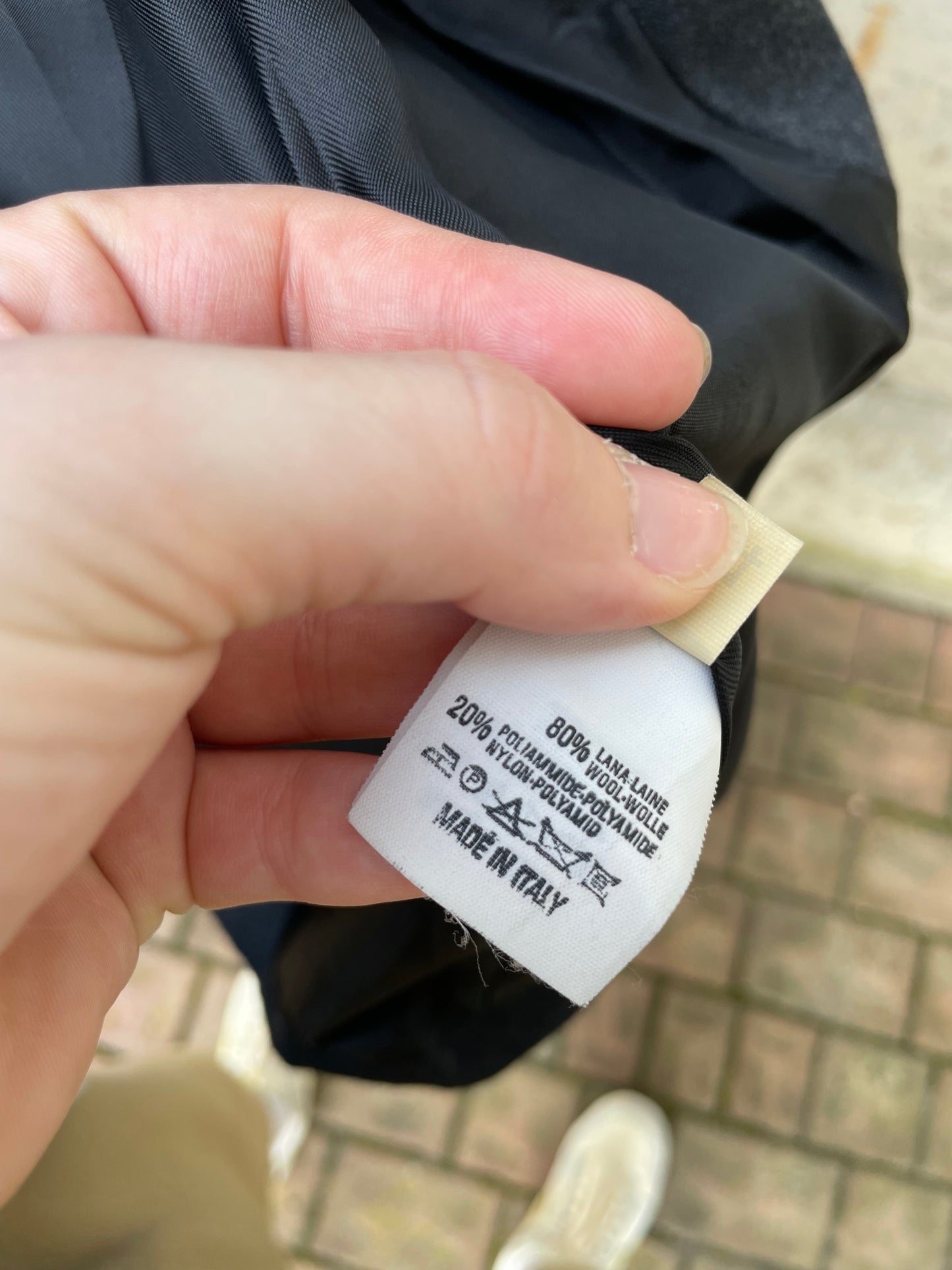 Blazer monopetto lana grigio scuro - 44it donna