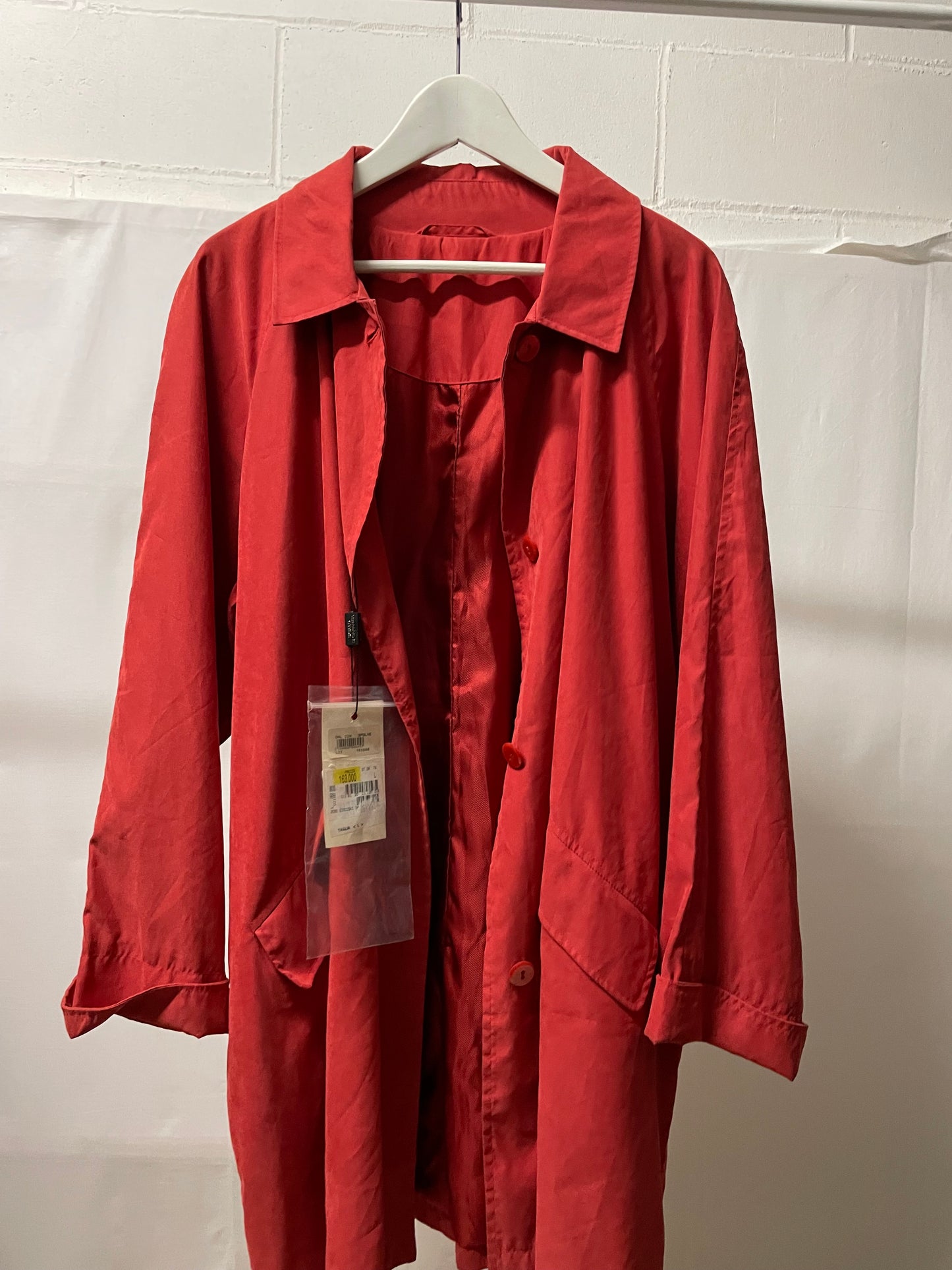 Spolverino corallo deadstock (nuovo con cartellino)