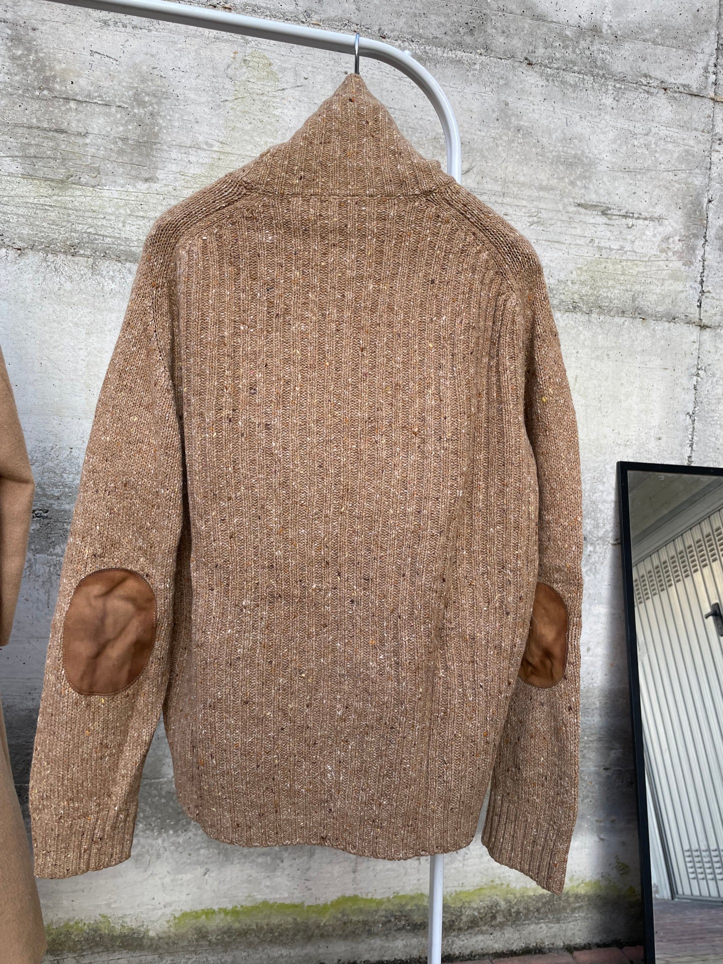 Dolcevita con toppe D'Aniello Boutique 70% lana merinos 30% cashmere