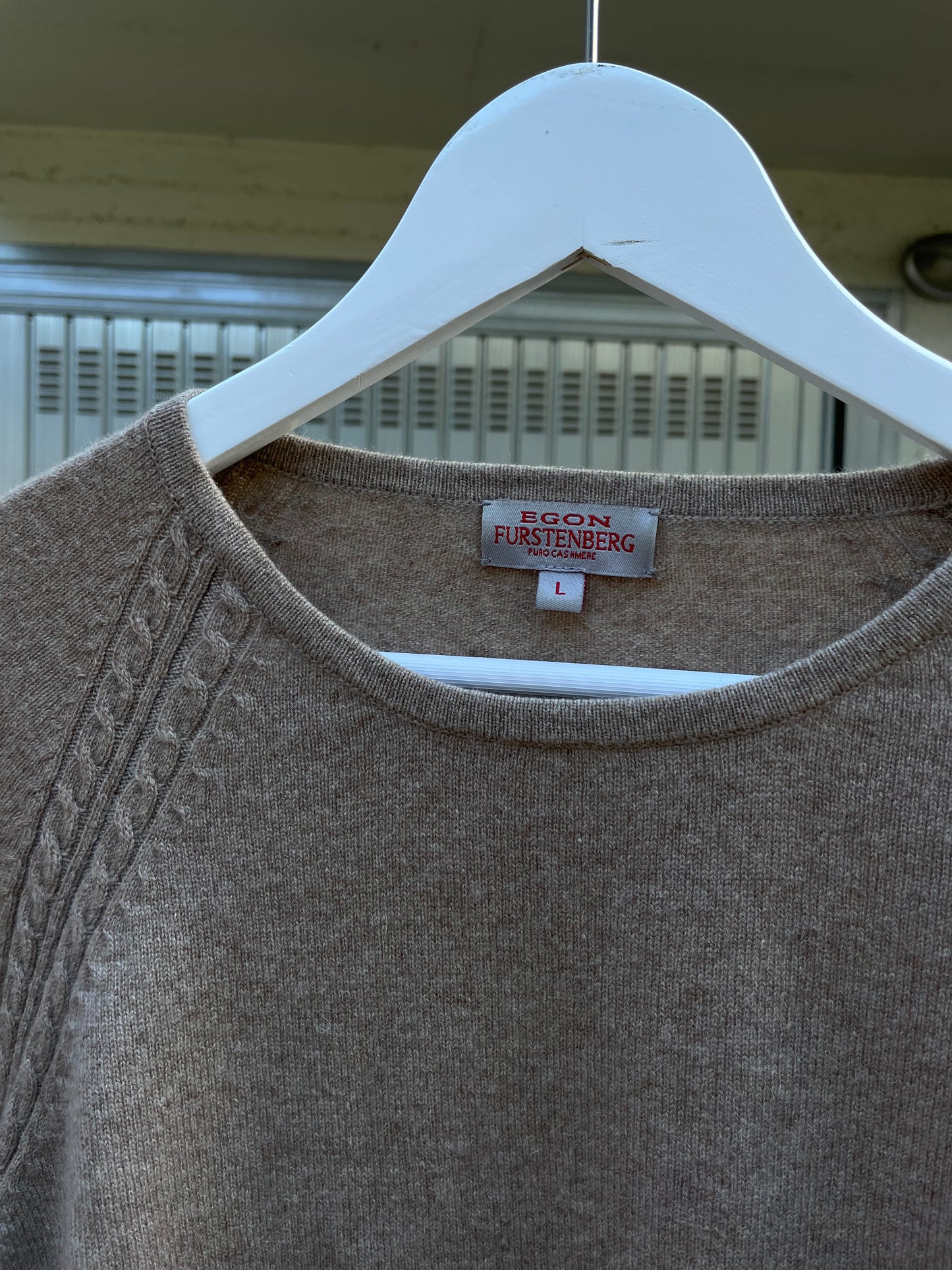 Maglione ampio Egon Fustemberg 100% cashmere - taglia L