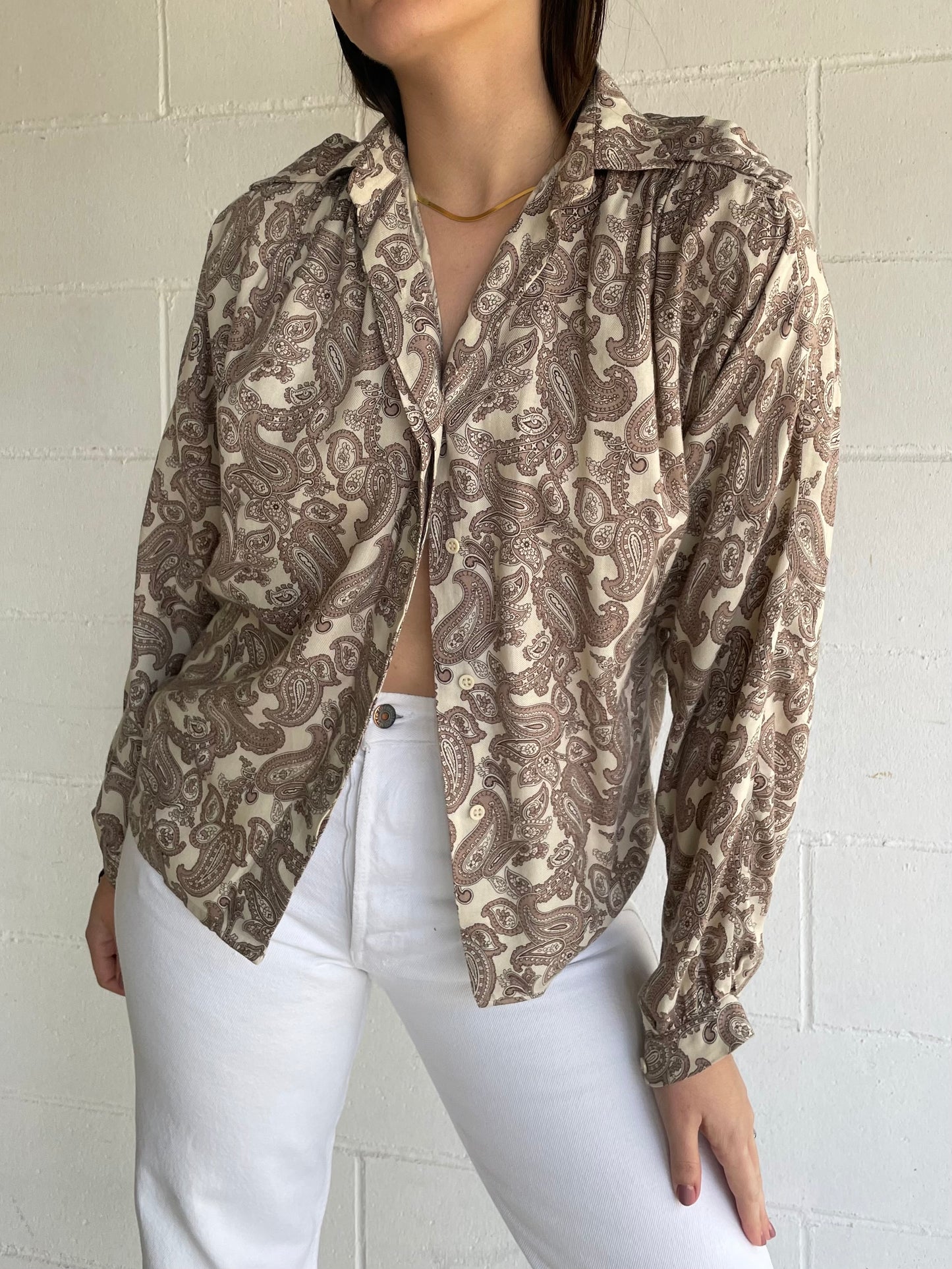 Camicia Paisley 100% cotone