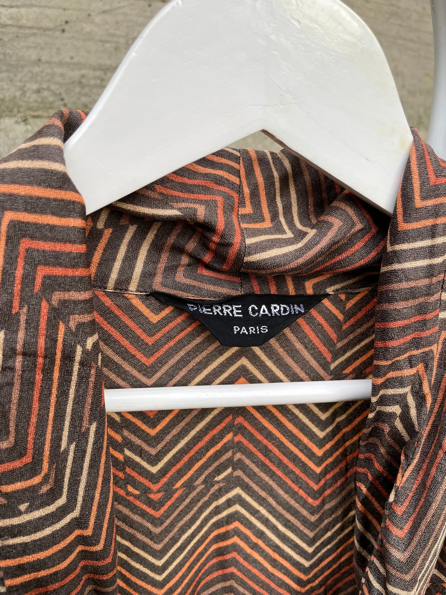 Vestaglia Pierre Cardin in crepe di seta - taglia unica