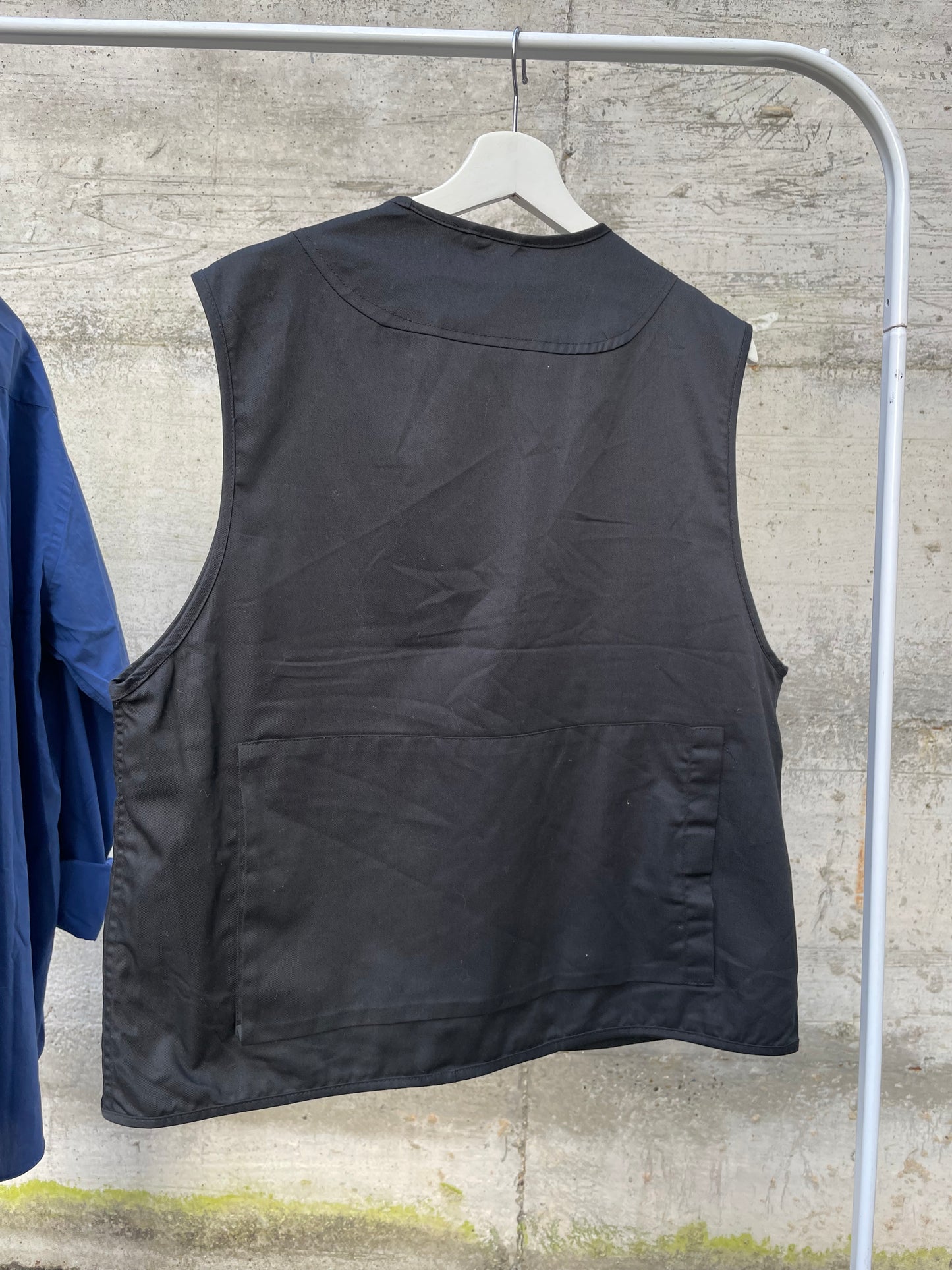 Gilet cargo multipocket nero