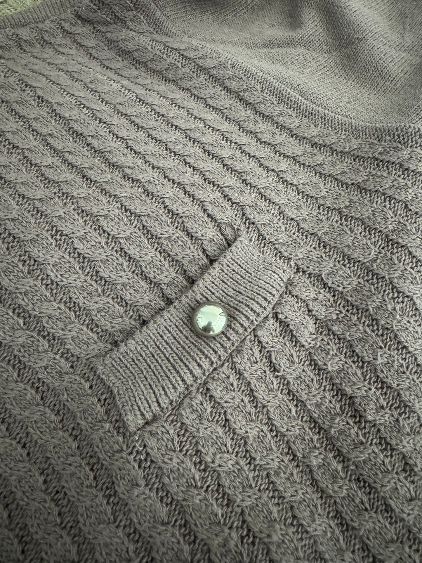 Pullover girocollo malva in misto lana