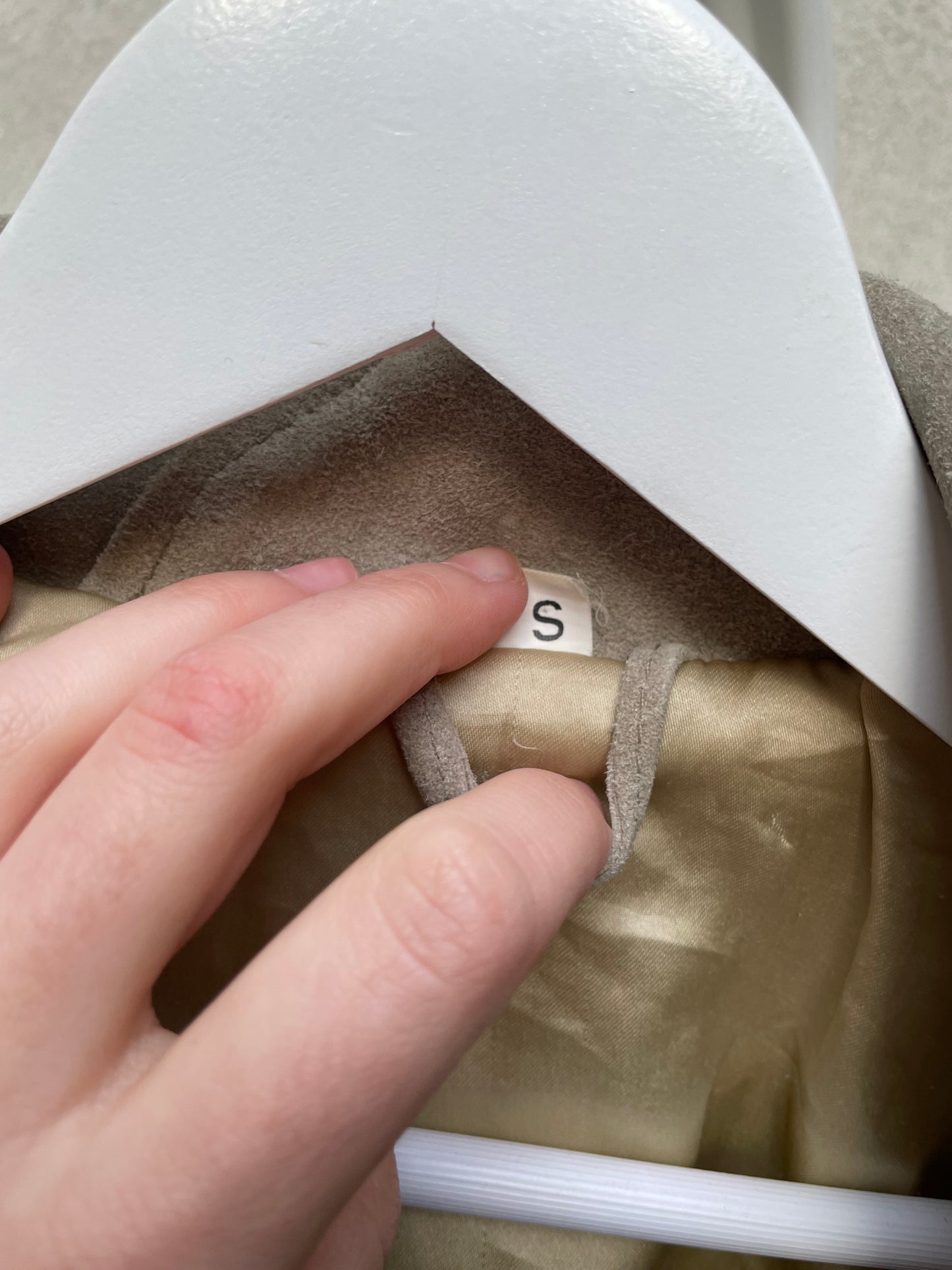 Biker suede ghiaccio - S uomo