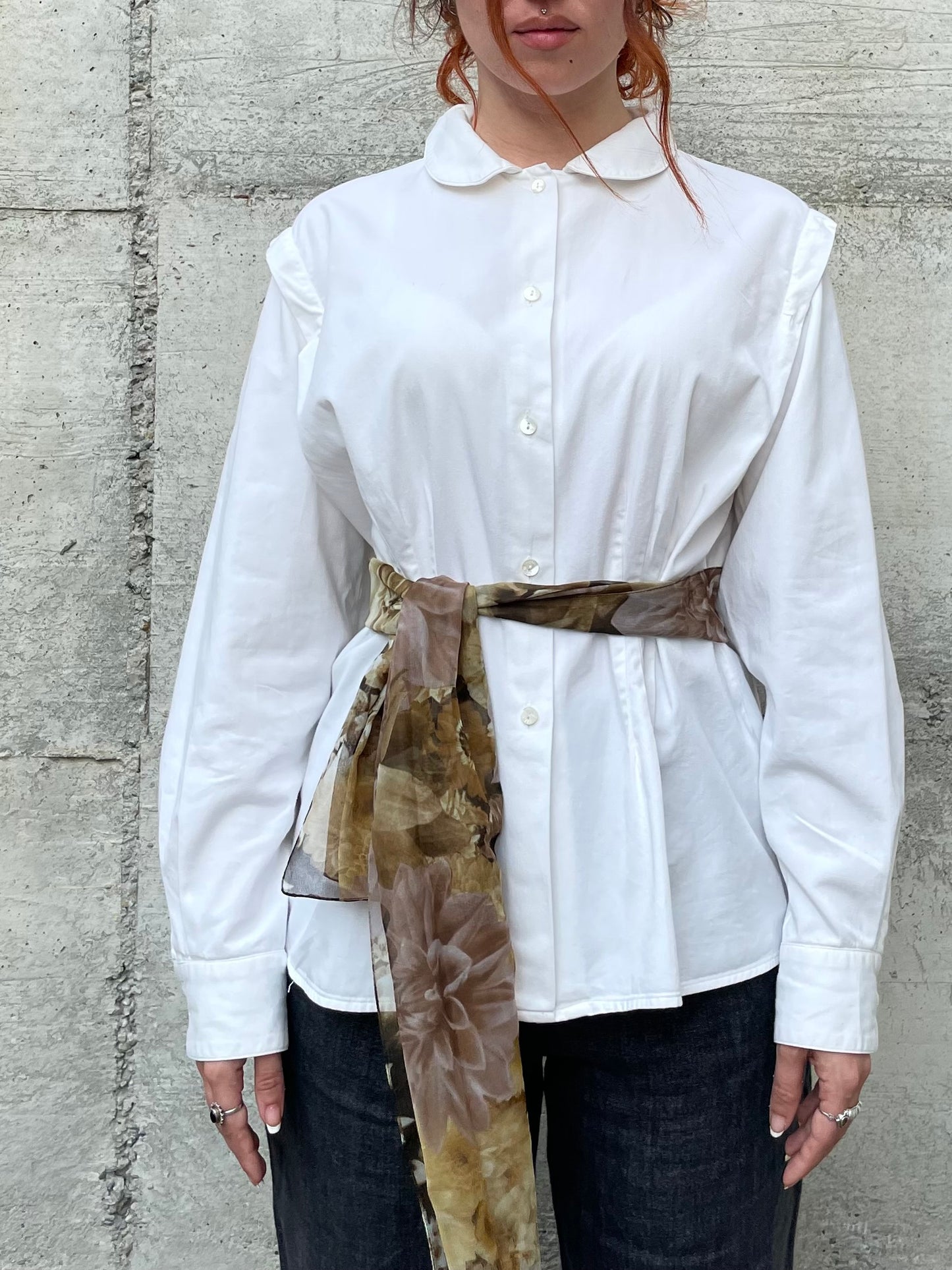 Camicia Trussardi bianca 100% cotone