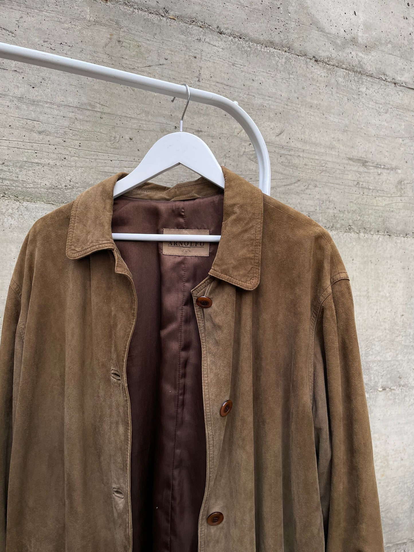 Blazer oversize suede marrone - taglia L