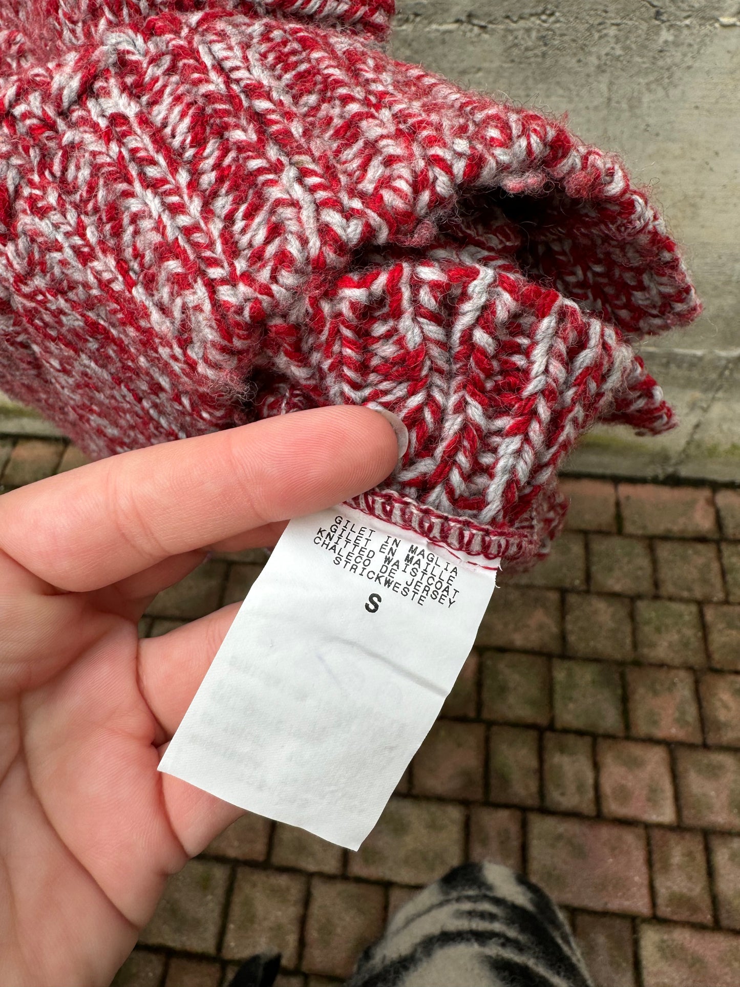 Gilet Max&Co a collo alto con bottoni laterali, in misto lana