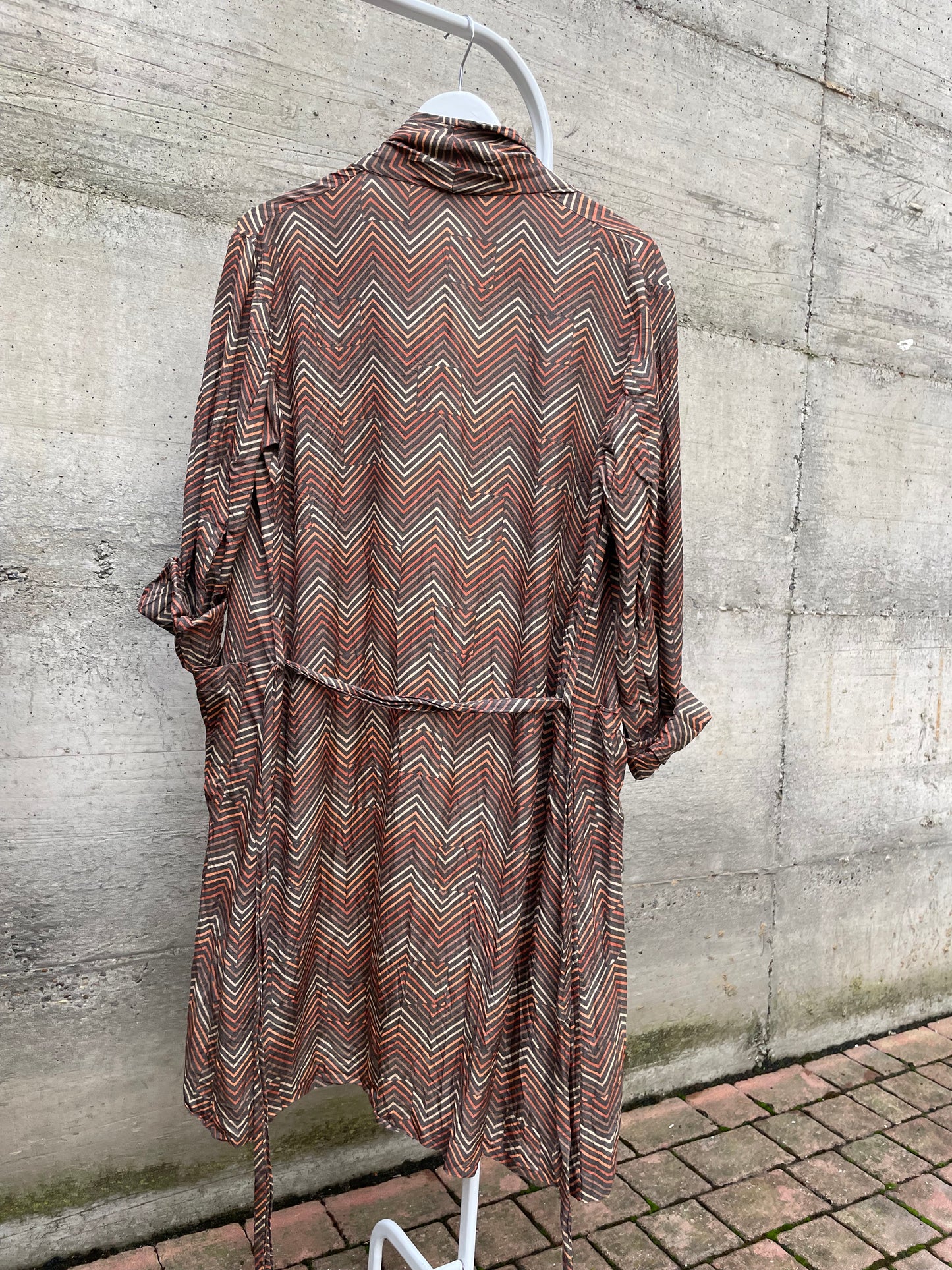 Vestaglia Pierre Cardin in crepe di seta - taglia unica