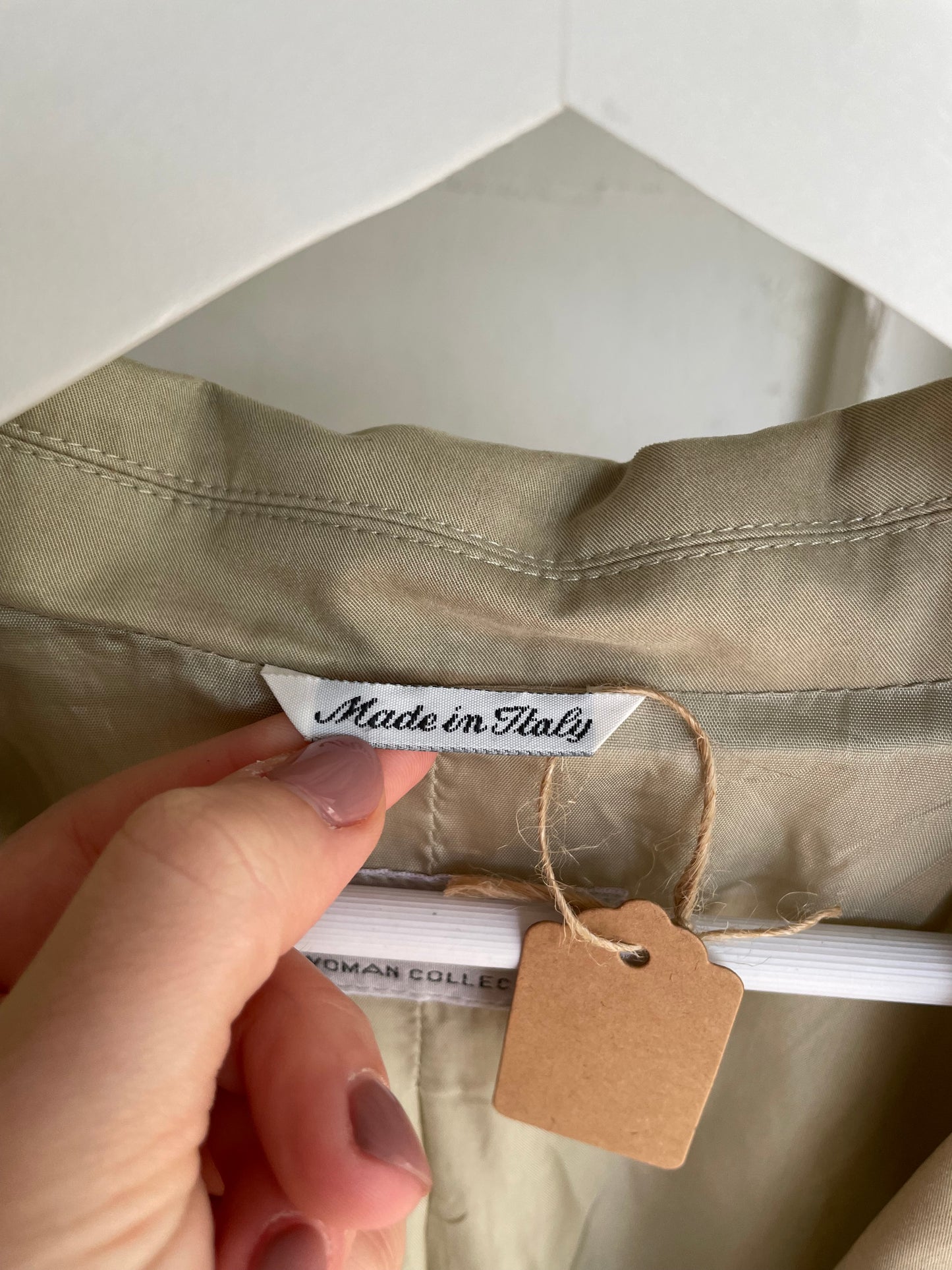 Blazer in seta cotta color sabbia - 42it