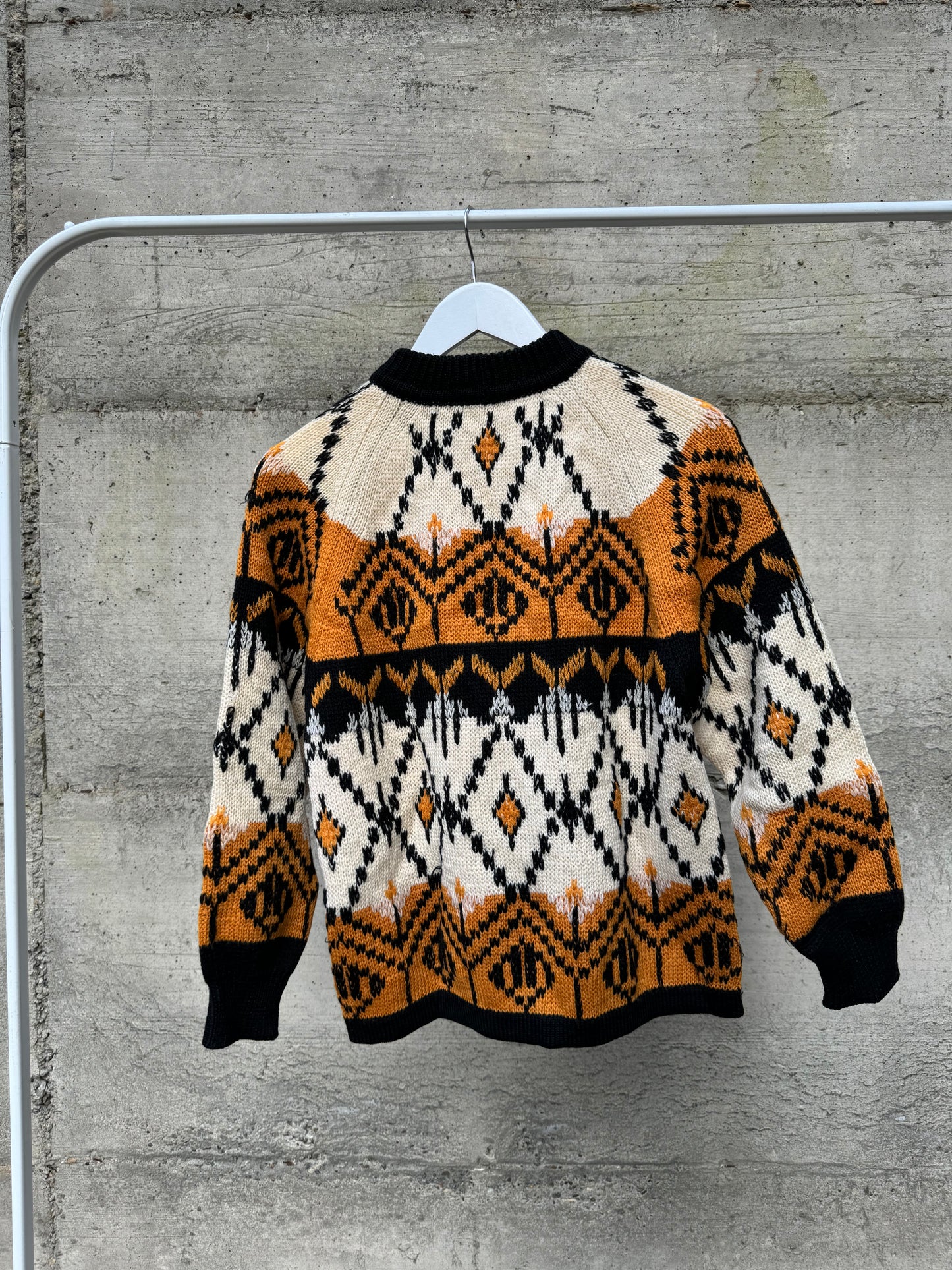 Maglione unisex girocollo 80s in 100% lana