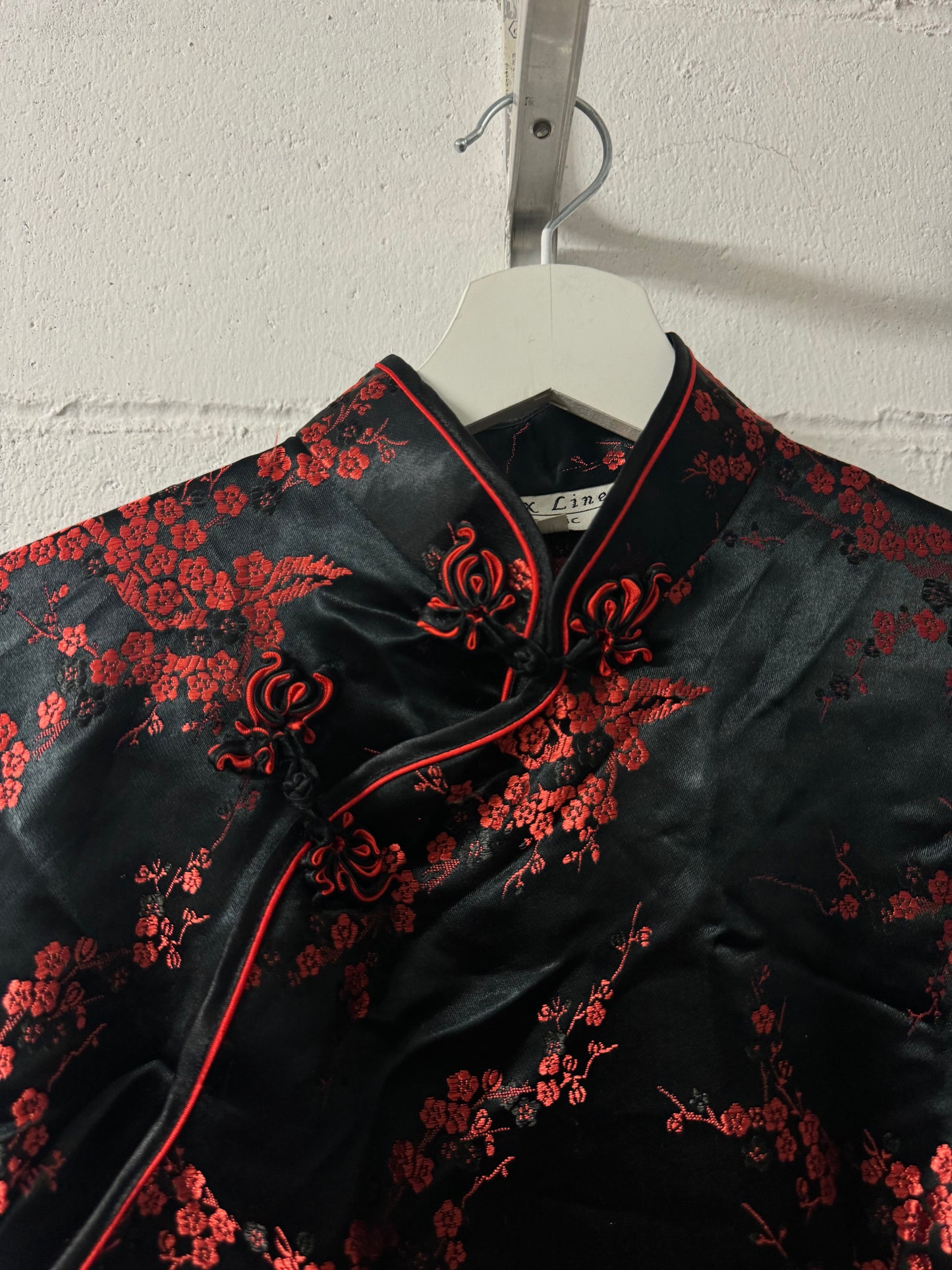 Abito midi in autentica seta cinese, taglia S