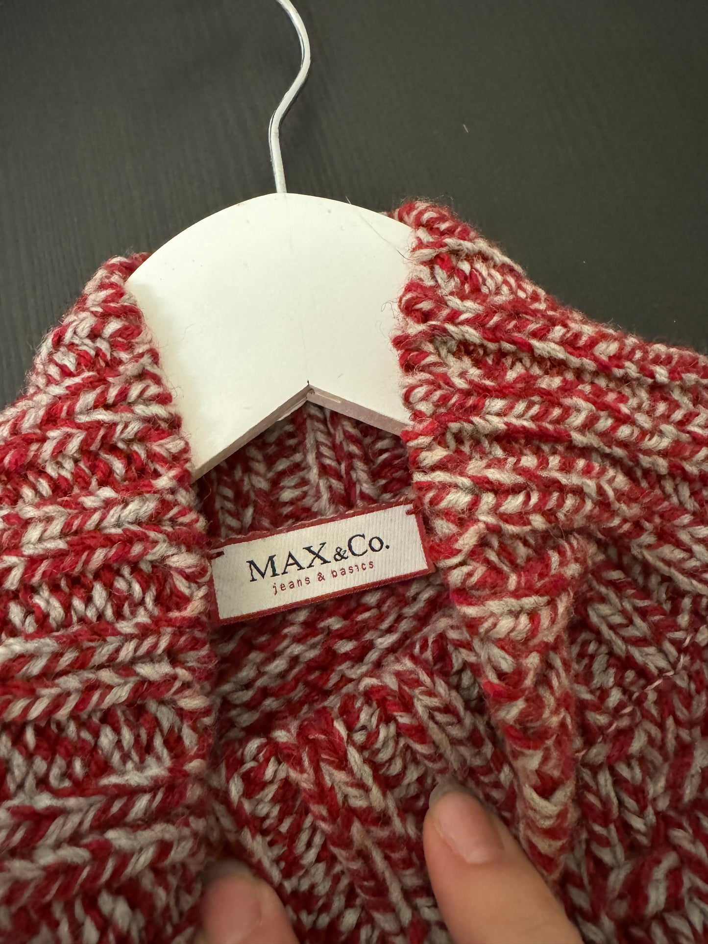 Gilet Max&Co a collo alto con bottoni laterali, in misto lana