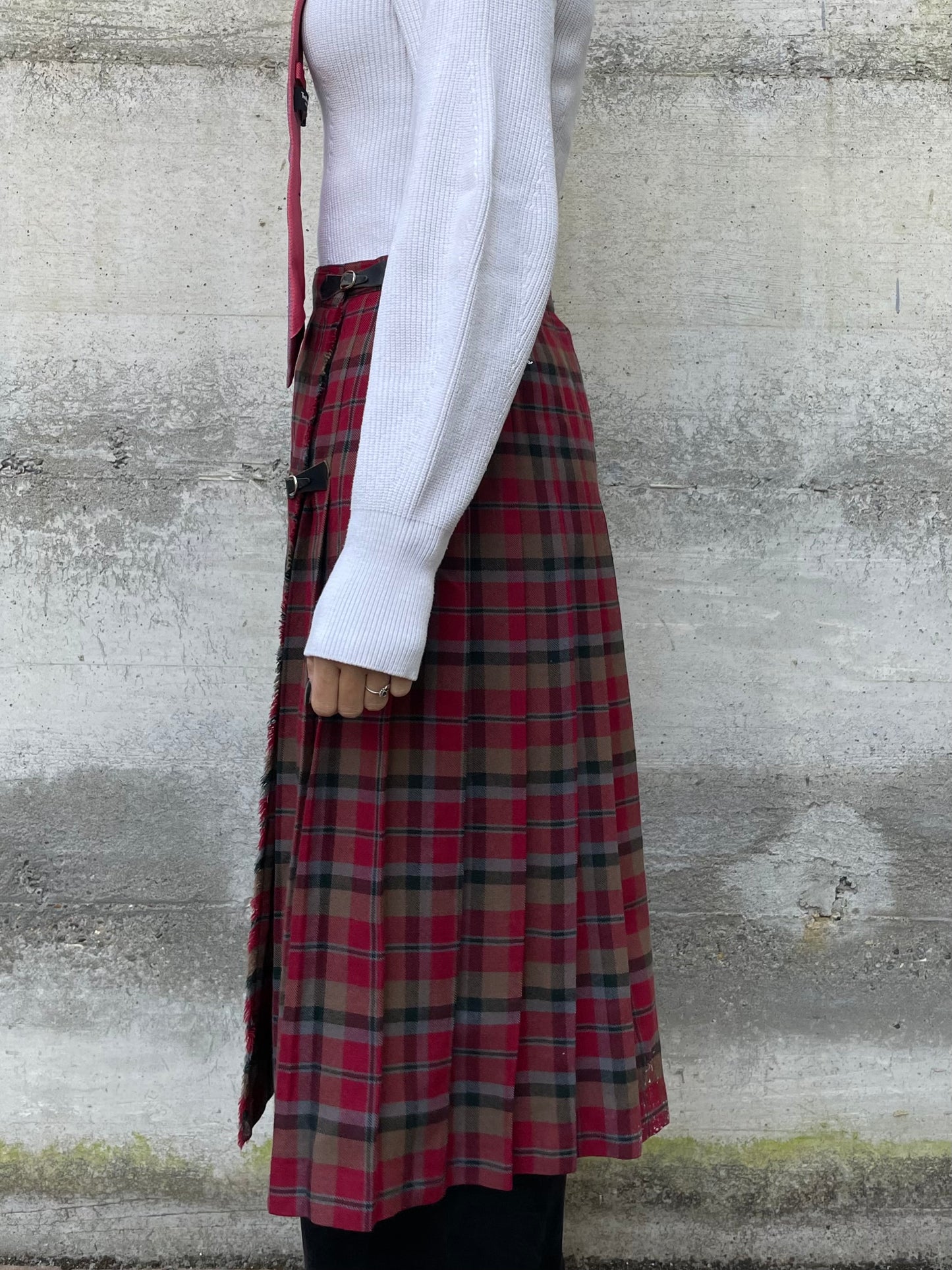 Autentico Kilt anni 80, sartoriale in pura lana