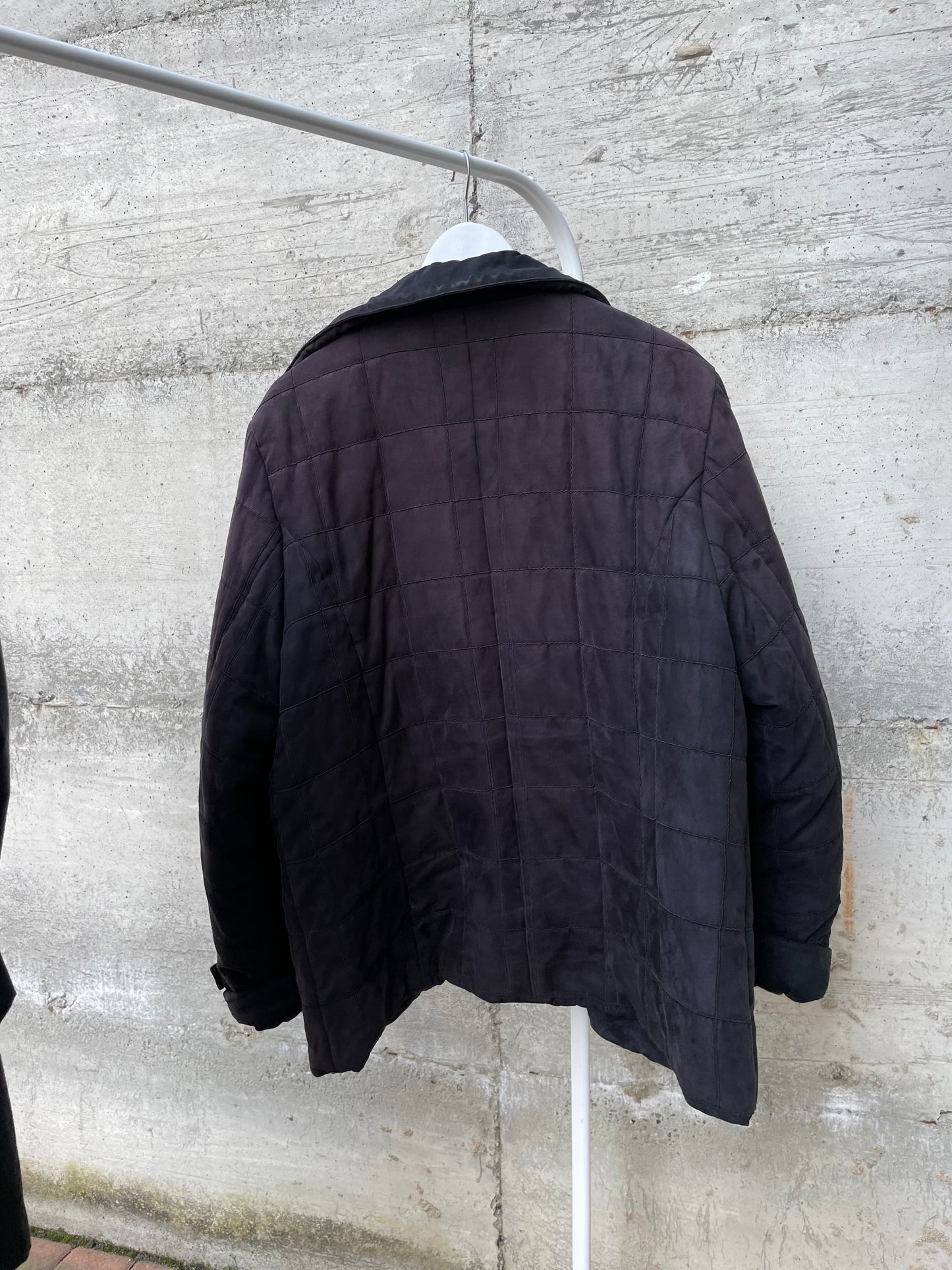 Giacca trapuntata nera - L donna