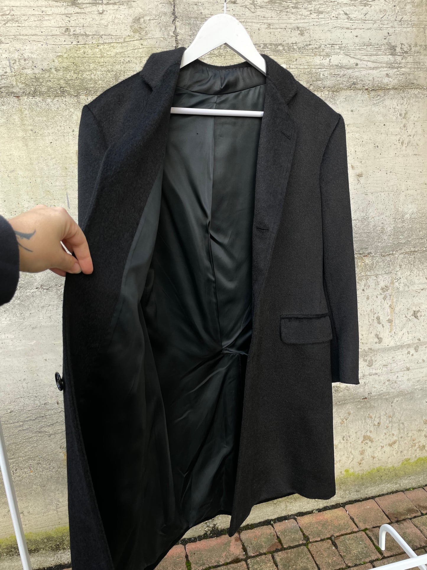 Cappotto maschile sartoriale 100% cammello - taglia S uomo