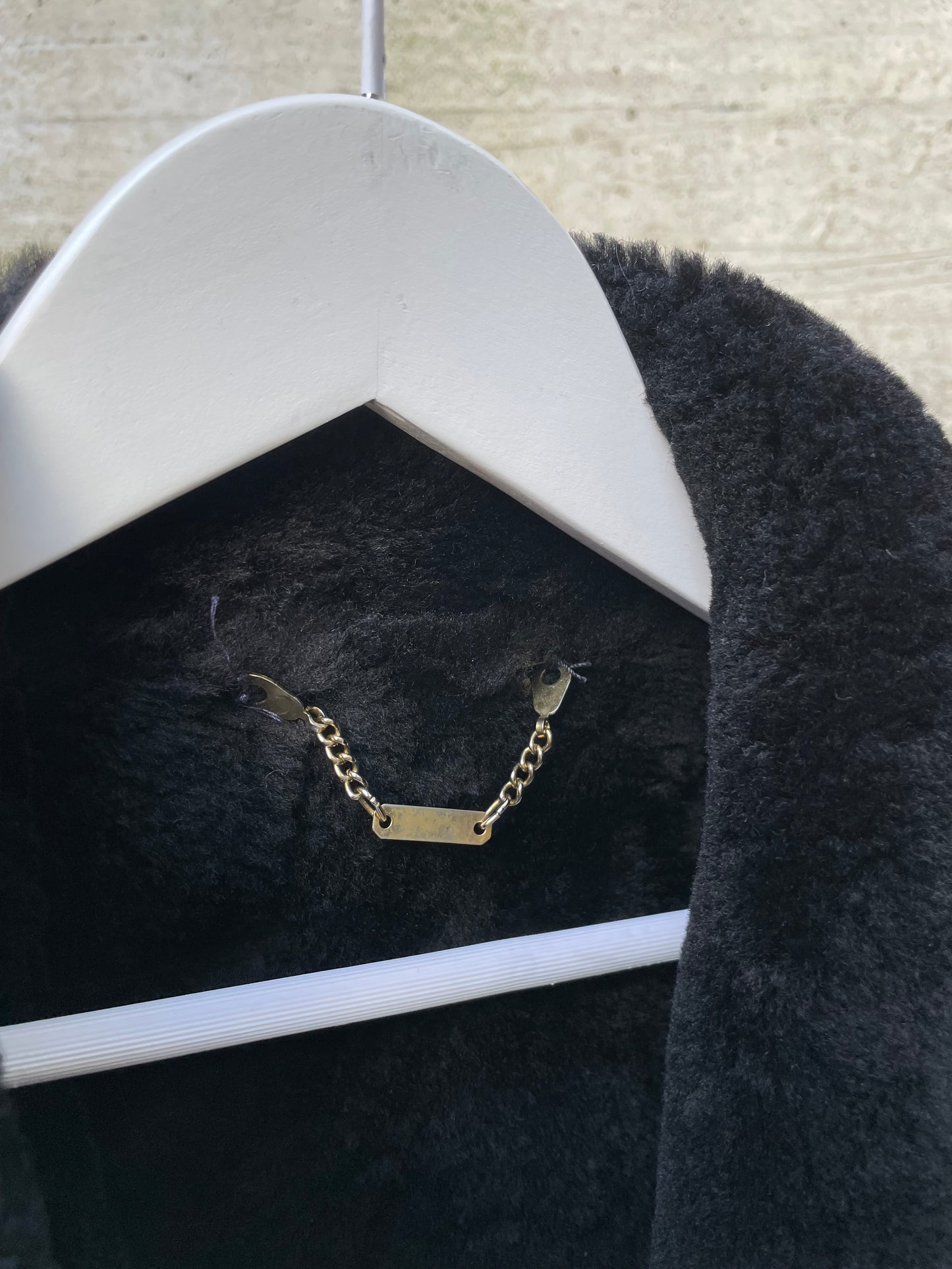 Montone originale Shearling modello bomber, esterno in pelle e interno a pelo raso