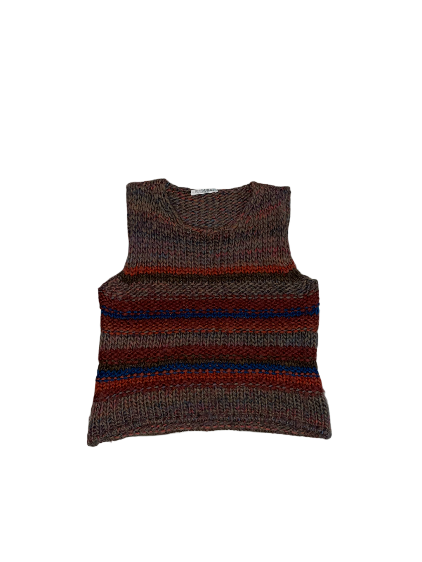 Gilet crochet Nara misto lana e alpaca