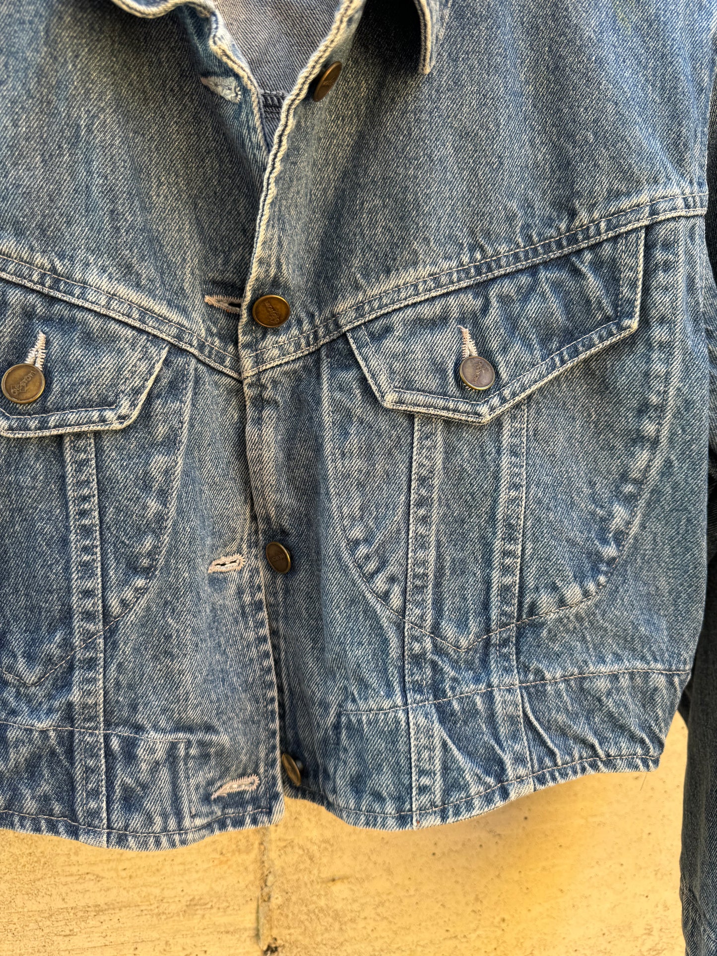 Giacca denim cropped