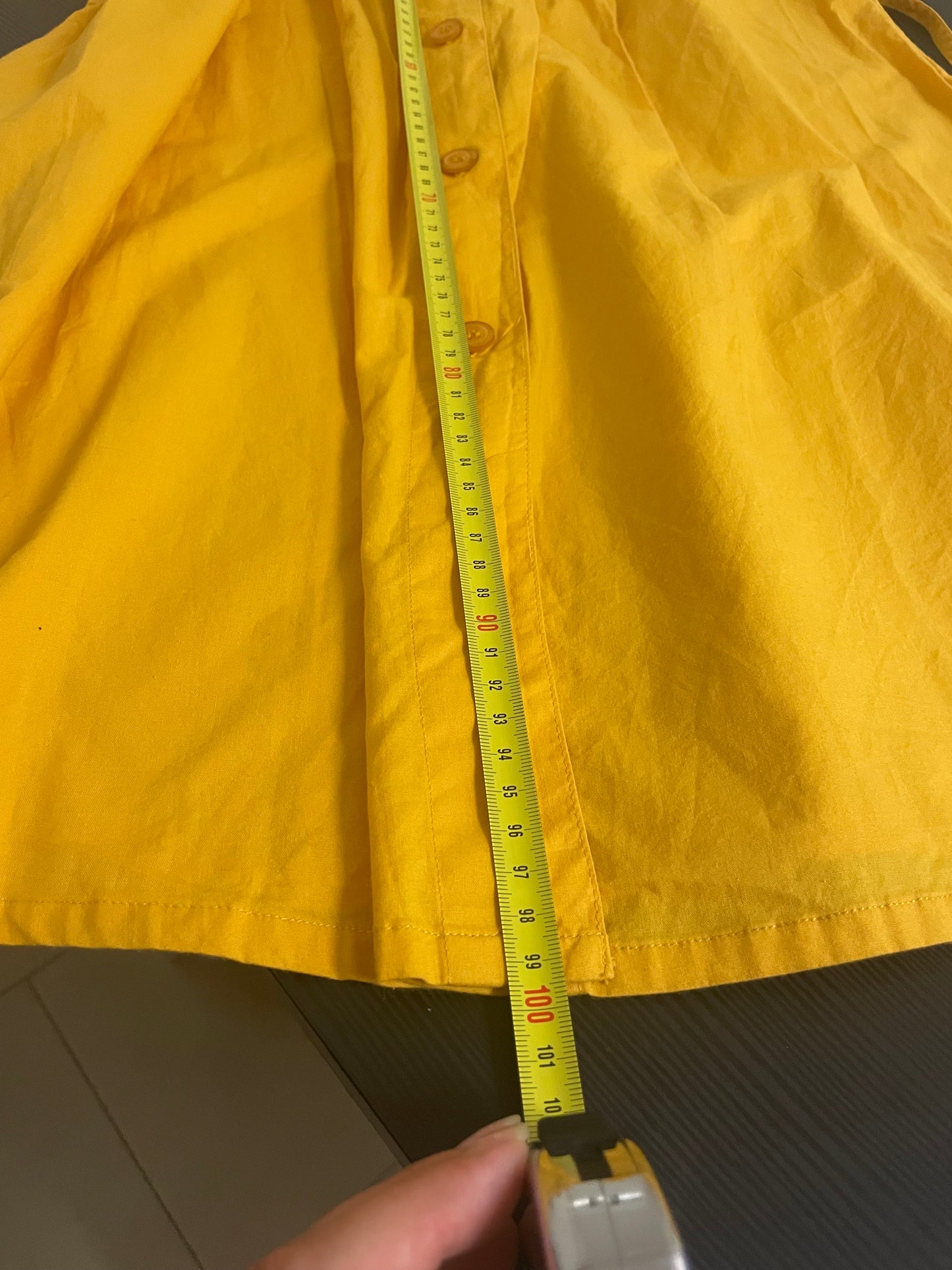 Abito midi Andrea Marè NUOVO deadstock, 100% cotone - taglia L