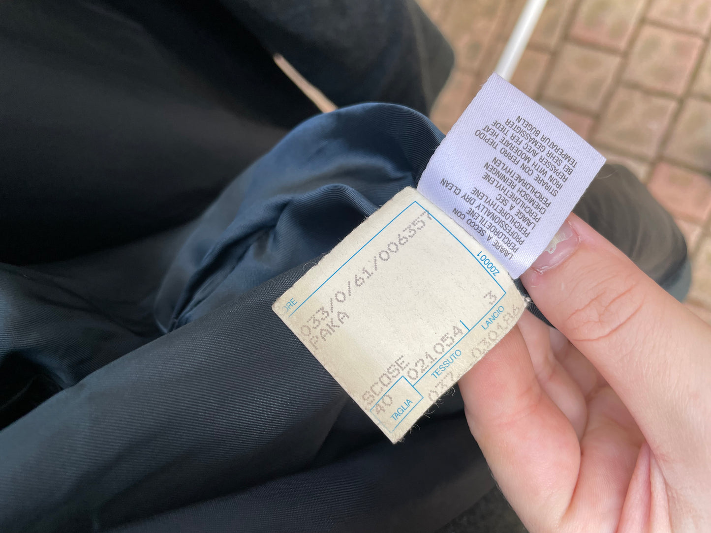 Cappotto a mantella verde bosco 50% alpaca, 30% mohair, 20% lana