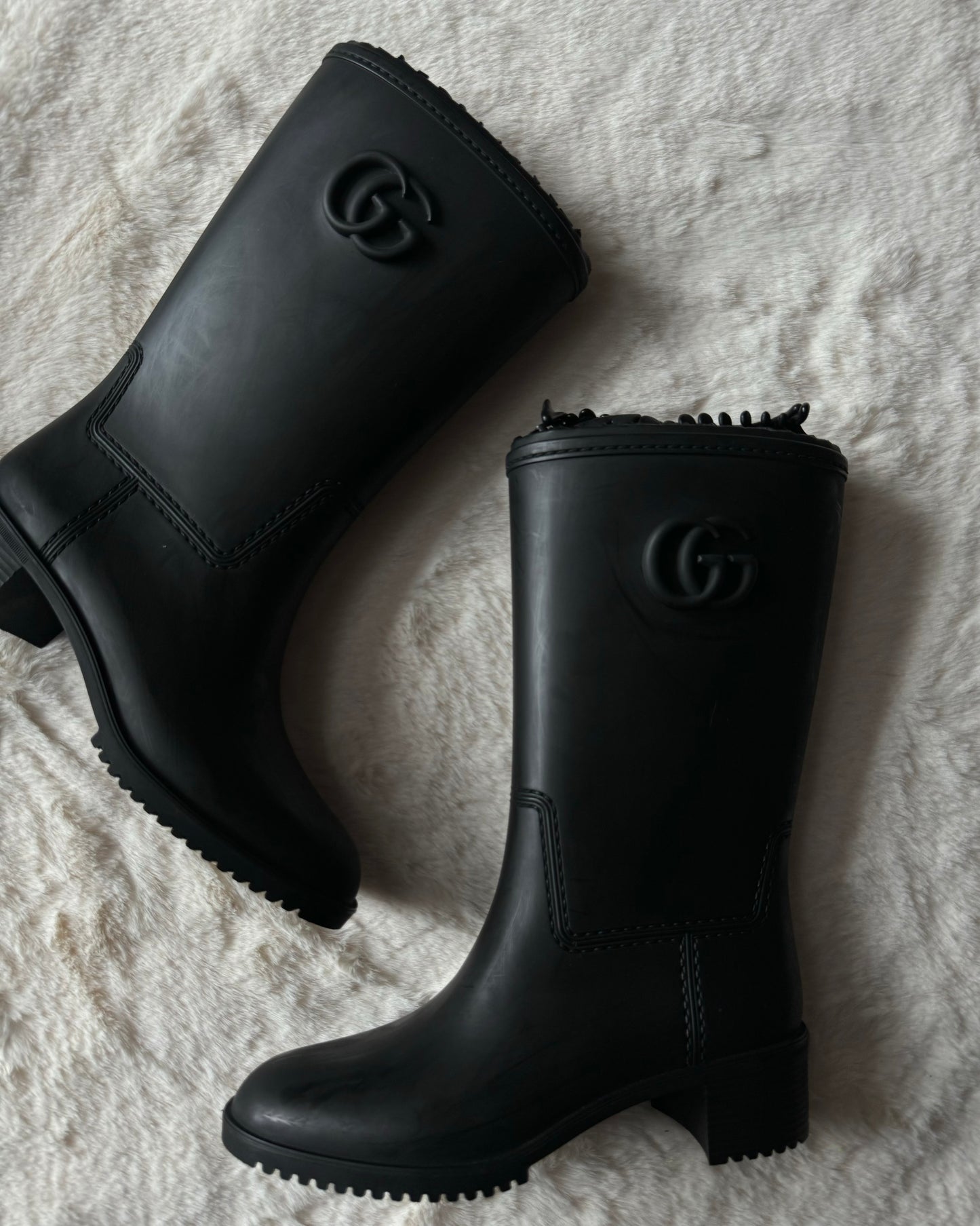 Stivale da pioggia Gucci GG - EU39