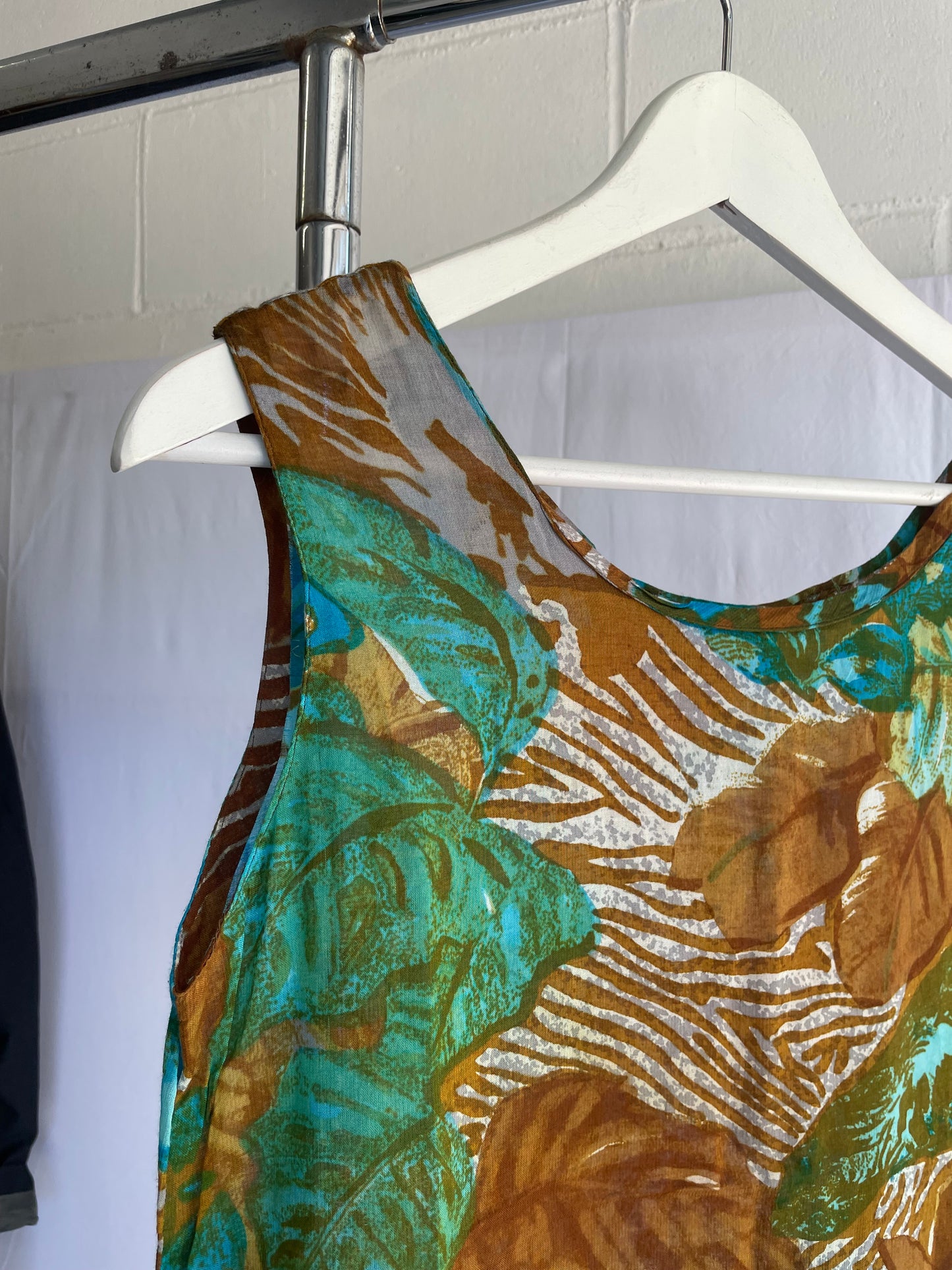 Top fantasia 100% viscosa, taglia S/M