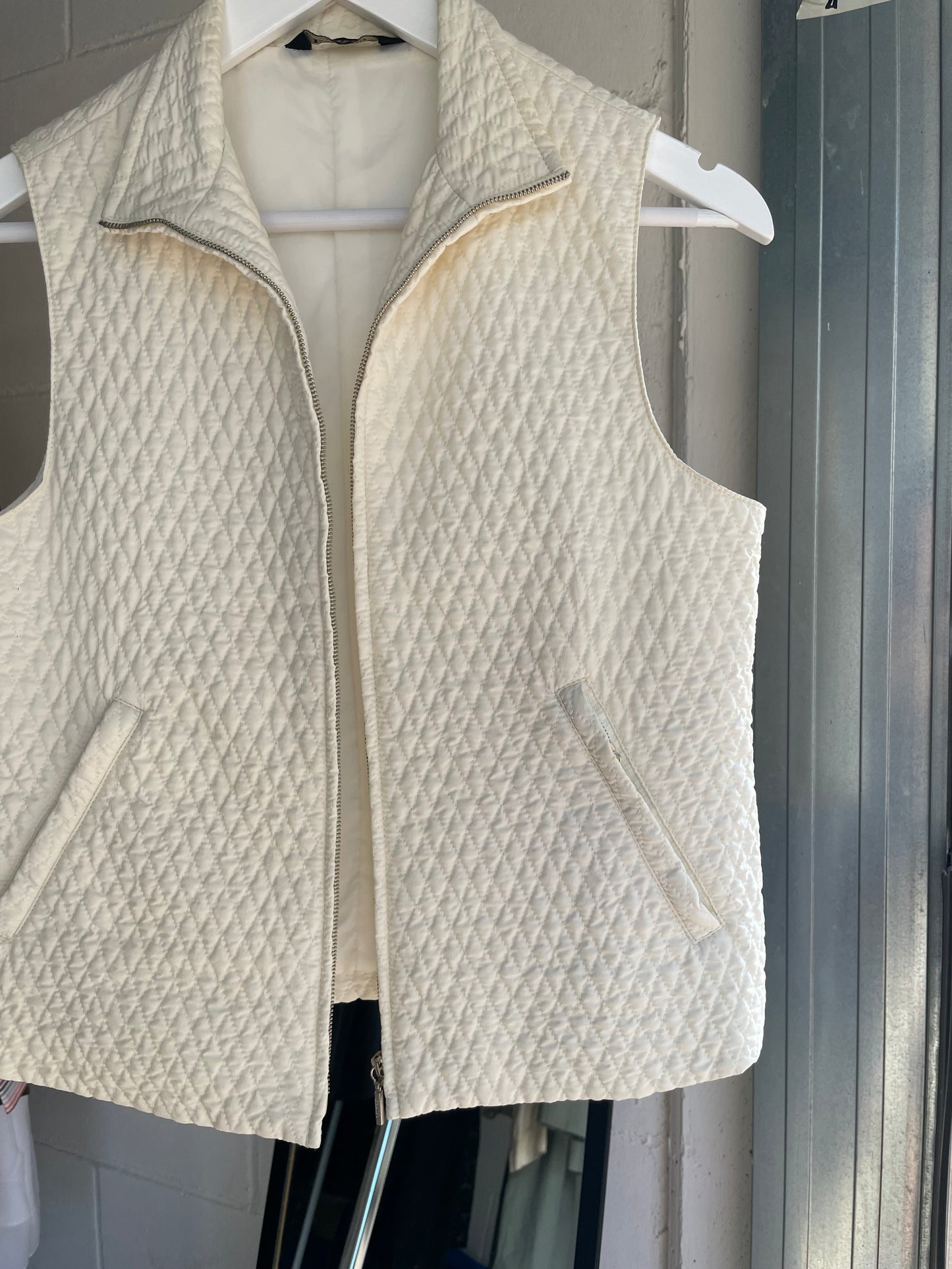 Smanicato trapuntato Eskey bianco - S