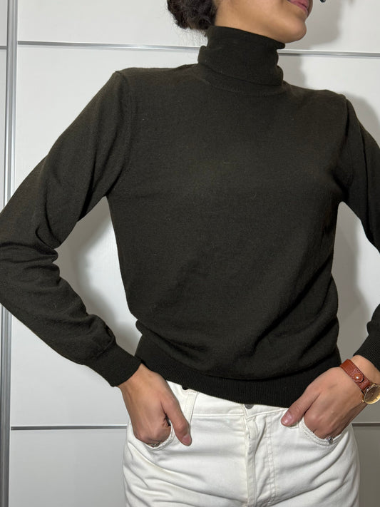 Dolcevita testa di moro Benetton in misto lana