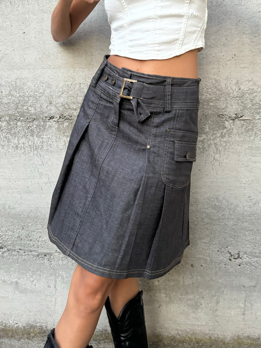 Gonna Y2K in denim, taglia M