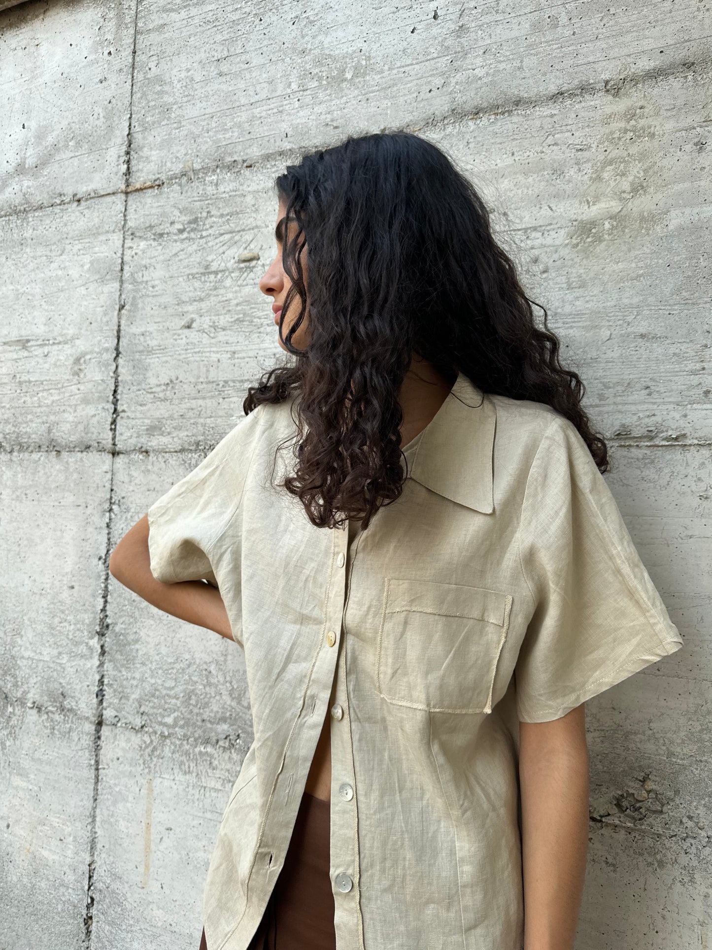 Camicia sartoriale 100% lino