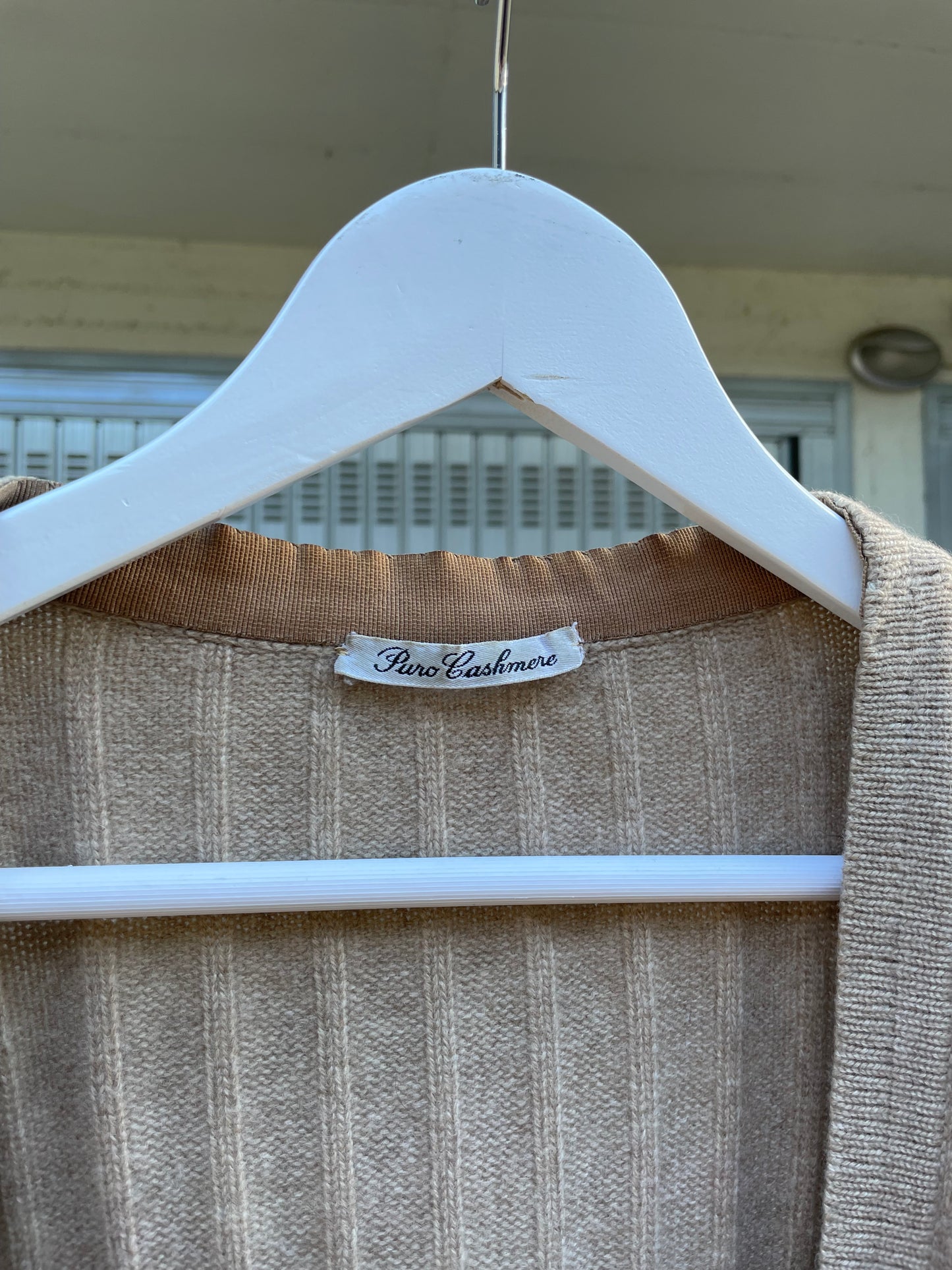 Cardigan lungo 100% cashmere, taglia unica